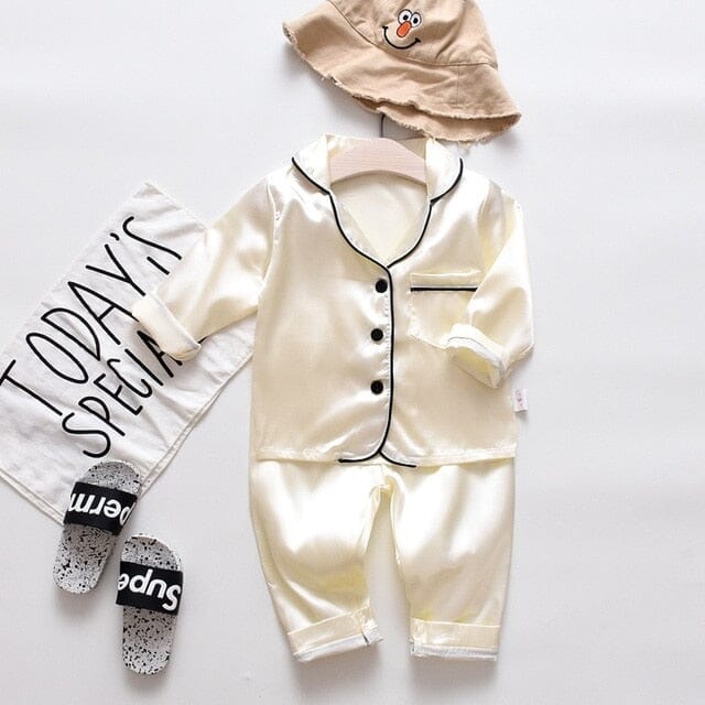 Silky Sleeps Pyjama Set Bed + Bath Baby Boujee Snow White 9-12M 