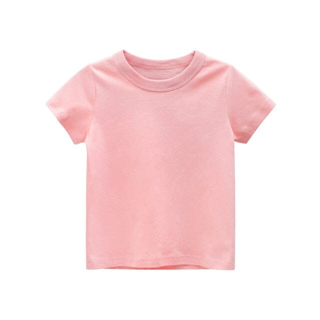 Plain Tee Unisex Clothing Baby Boujee Pink 7Y 