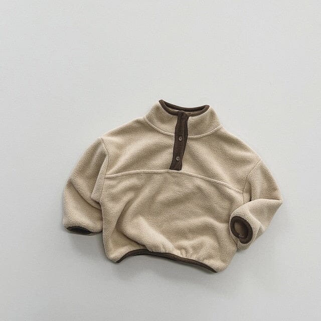 Cozy Patch Jumper Boys Clothing Baby Boujee Khaki 12-18M 