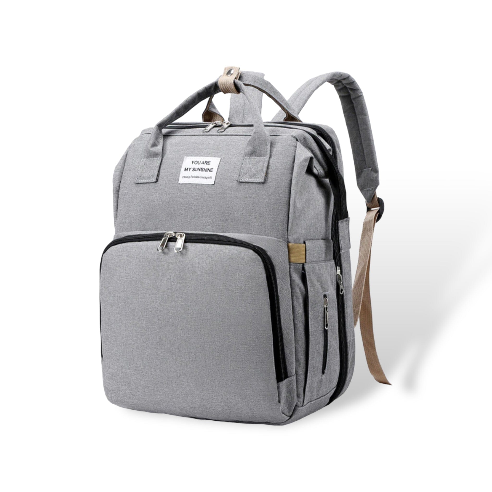 Elite Expandable Mommy Bag Accessories + Essentials Baby Boujee Grey 