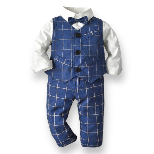 The Suave Set Boys Clothing Baby Boujee Blue 3M 