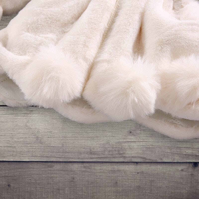Plush Fur Coat Girls Clothing Baby Boujee 