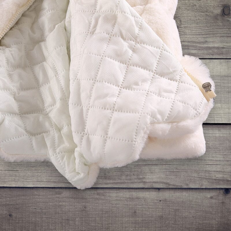 Plush Fur Coat Girls Clothing Baby Boujee 