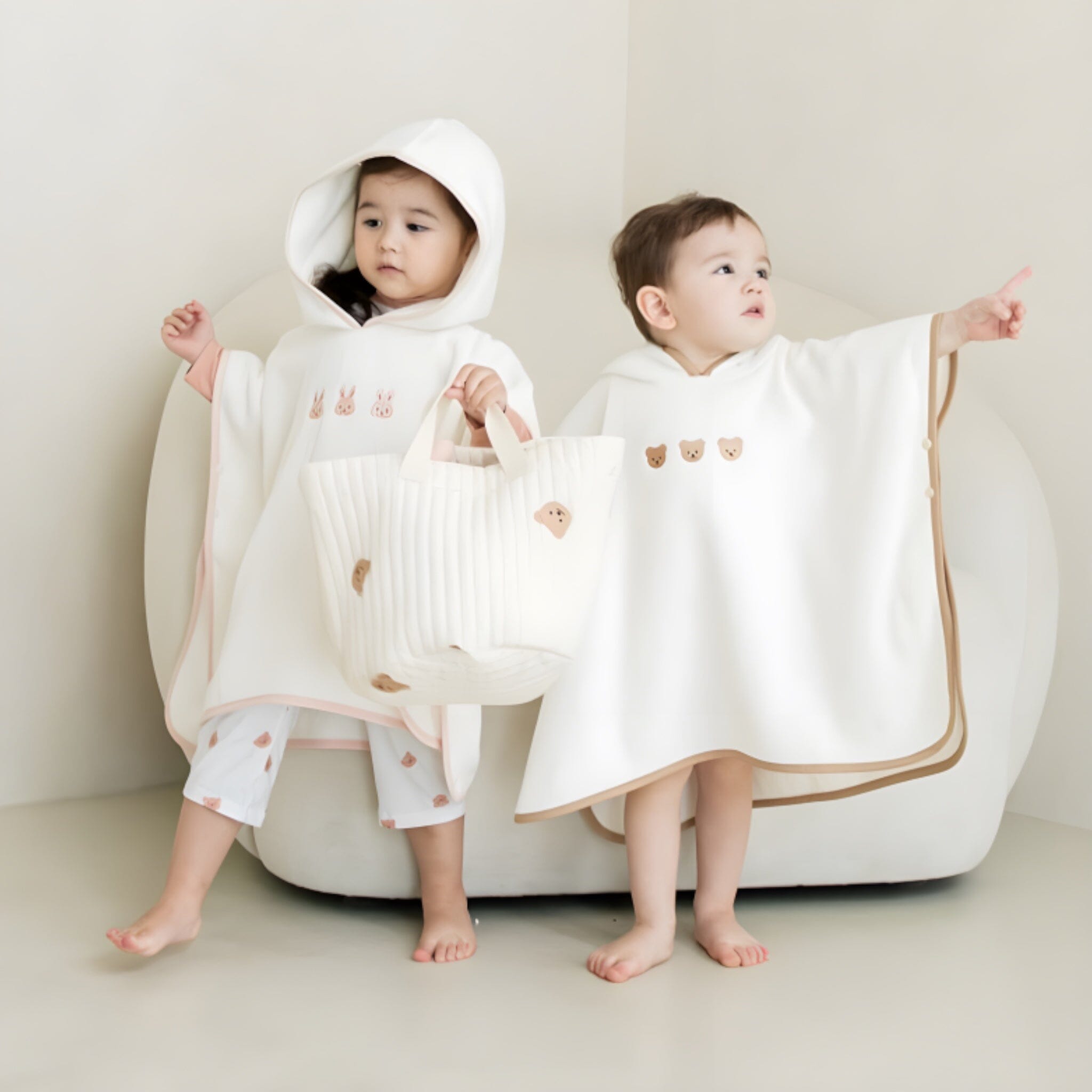 Hooded Baby Towel Bed + Bath Baby Boujee 