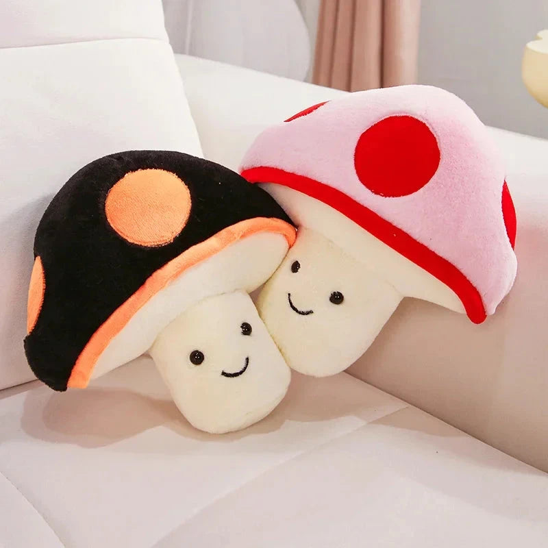 Kawaii Mushroom Plush Dolls Simulation Plant Pillow Lovely Toys For Home Decor Appease Sleeping Cushion Stuffed Soft Dolls Baby Boujee 