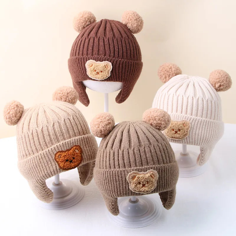 Bear Winter Beanie Newborn + Infant Baby Boujee 