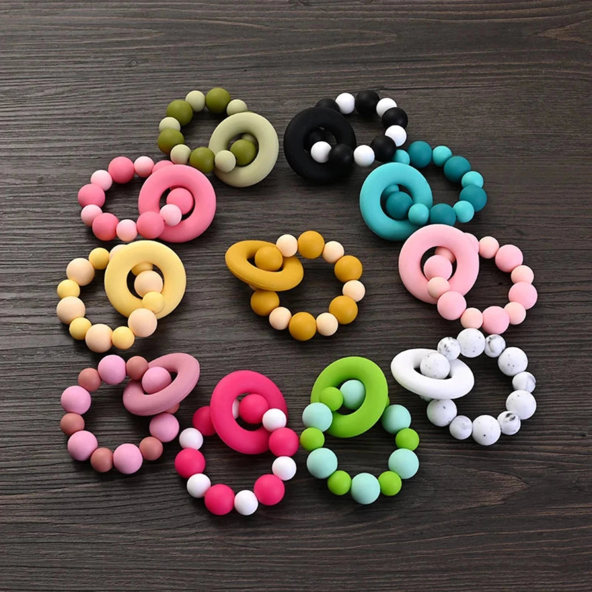 Gentle Teething Bracelet Baby Boujee 