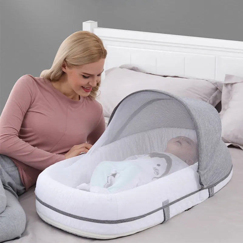 Snuggle Nest Portable Baby Bed Baby Boujee 