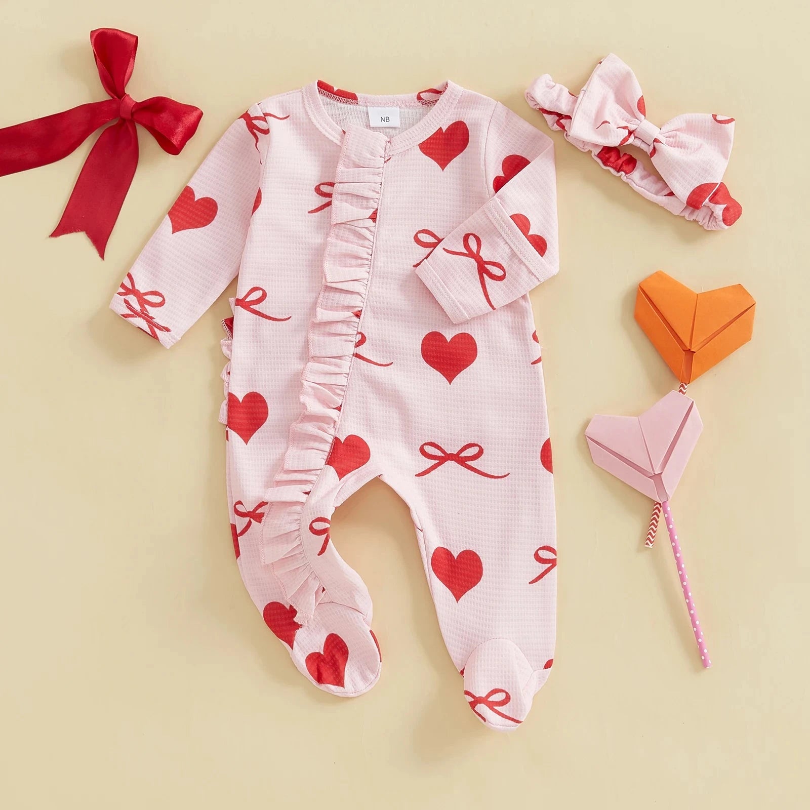 Sweetheart Romper Set Baby Boujee 