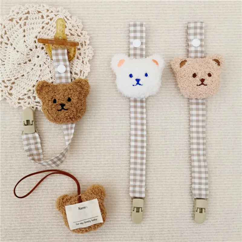 Baby Bear Pacifier Clip Baby Boujee 