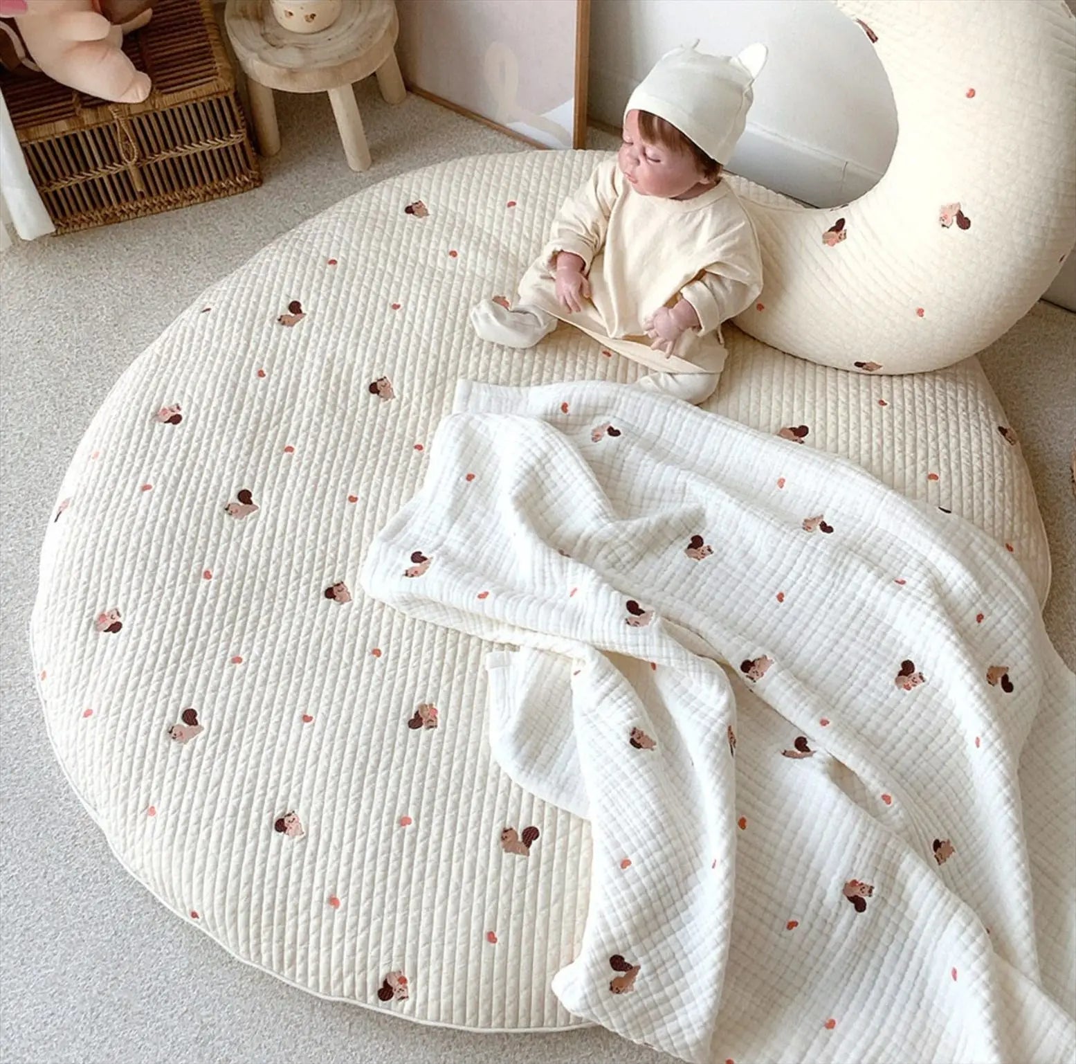 Adorable Bear Puff Pad Girls Clothing Baby Boujee 