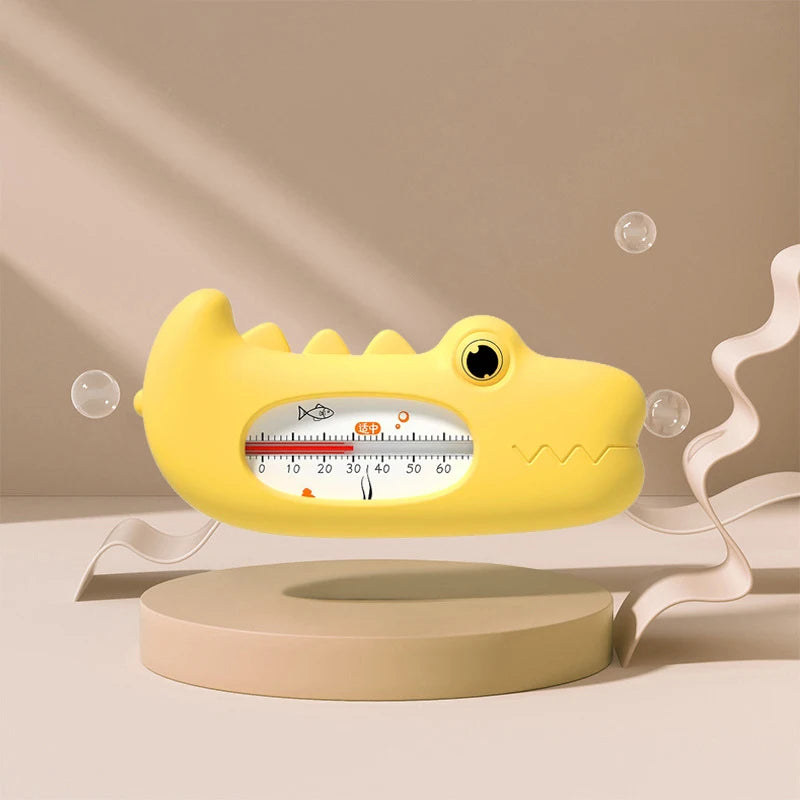 Croco Splash Baby Bath Thermometer Accessories + Essentials Baby Boujee Yellow 
