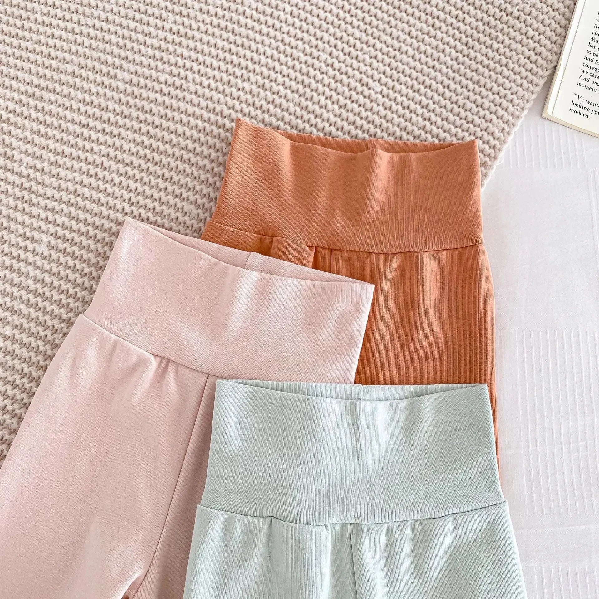 Korean 2025 Ins Spring Baby Girls 2PCS Sleepwears Cotton Long Sleeve Cartoon Tops Solid Pants Suit Toddler Girls Pajamas Baby Boujee 