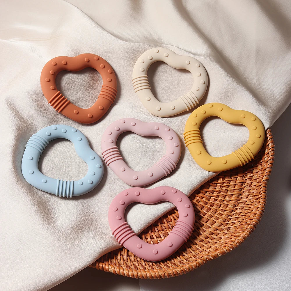 Star Heart Teether Accessories + Essentials Baby Boujee 