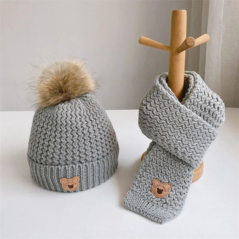 Bear Cubs Cozy Set Apparel & Accessories Baby Boujee Grey 