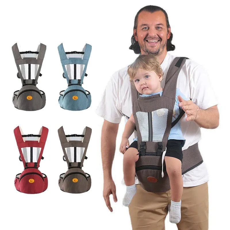 Portable Ergonomic Baby Carrier Baby Boujee Coffee 