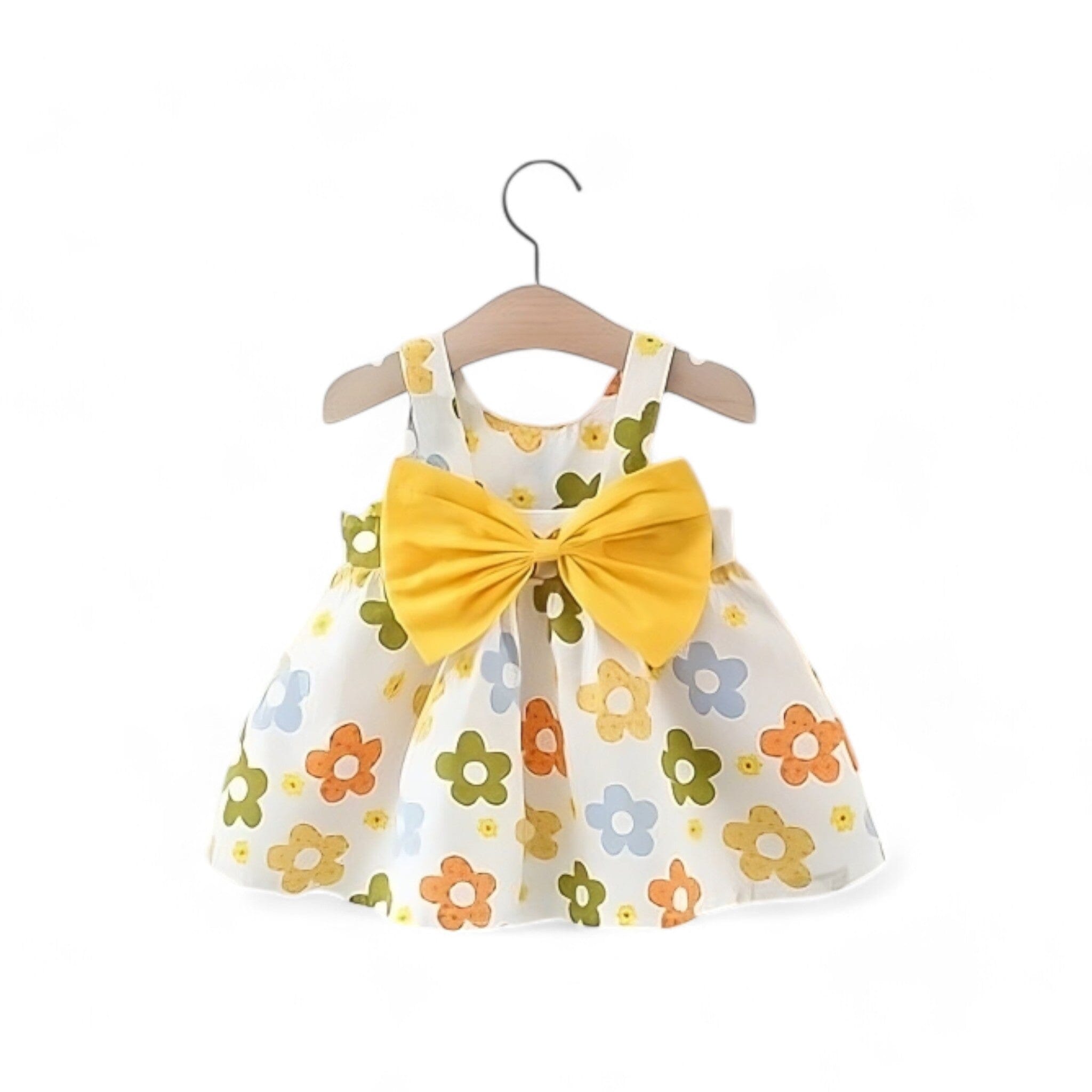 Beach Princess Dress Girls Clothing Baby Boujee Yellow 3-6M 