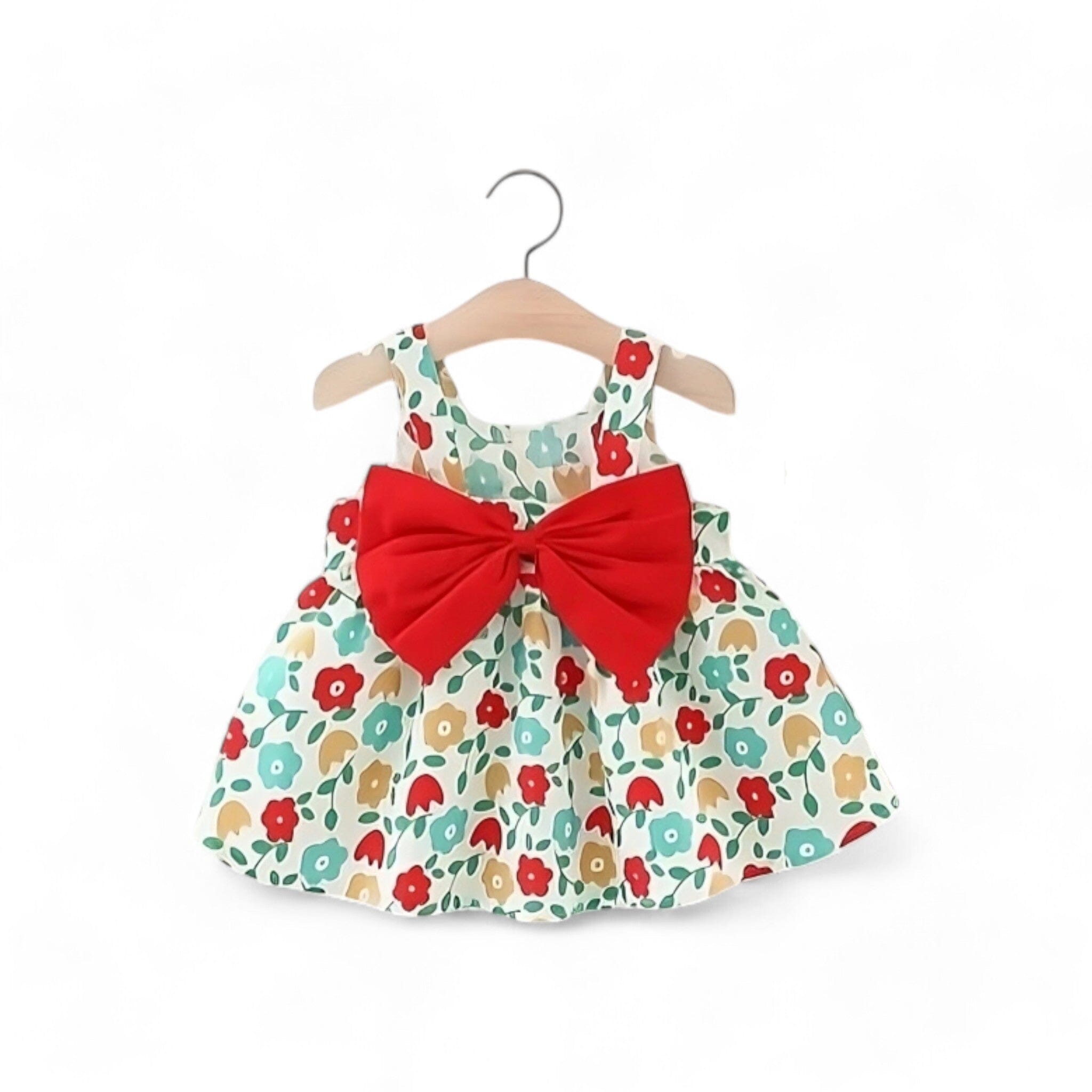 Beach Princess Dress Girls Clothing Baby Boujee Red 3-6M 