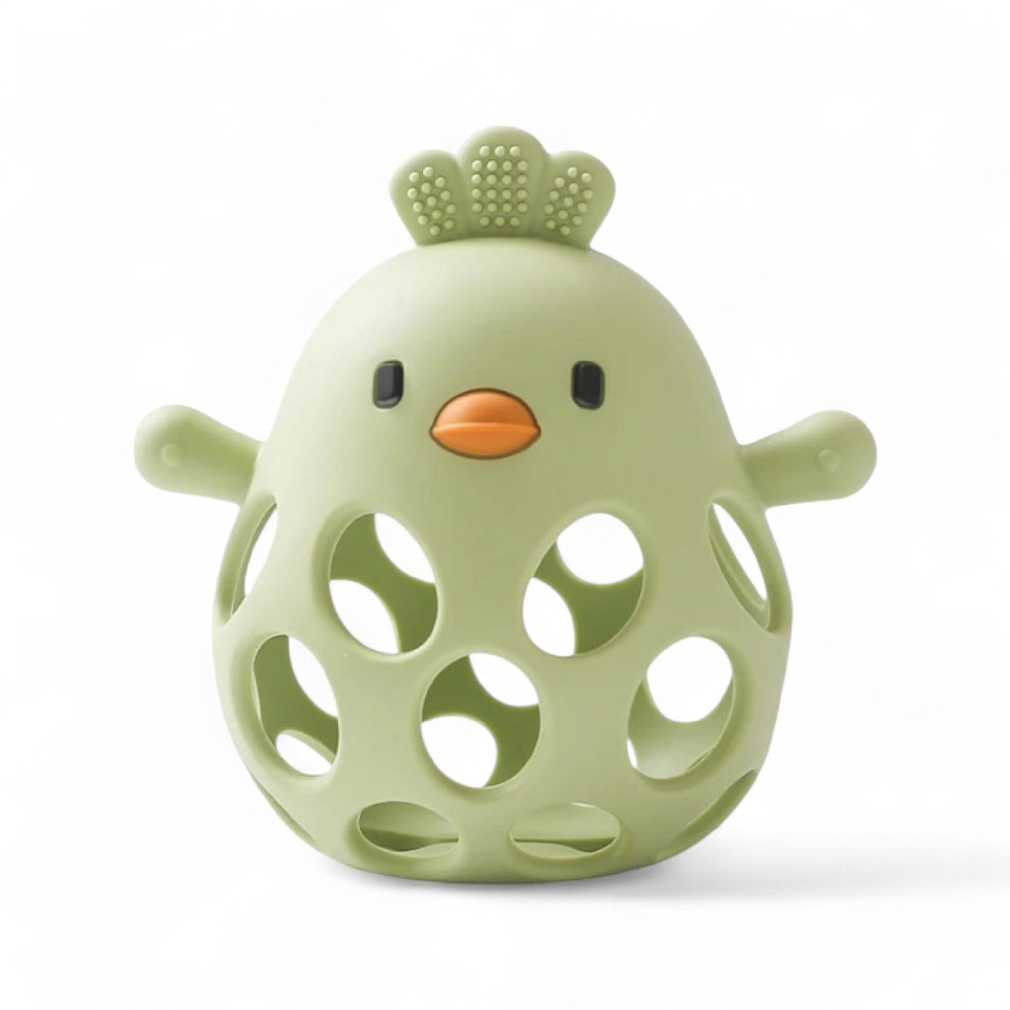 Cartoon Chick Silicone Teether Gifts + Toys Baby Boujee Green 