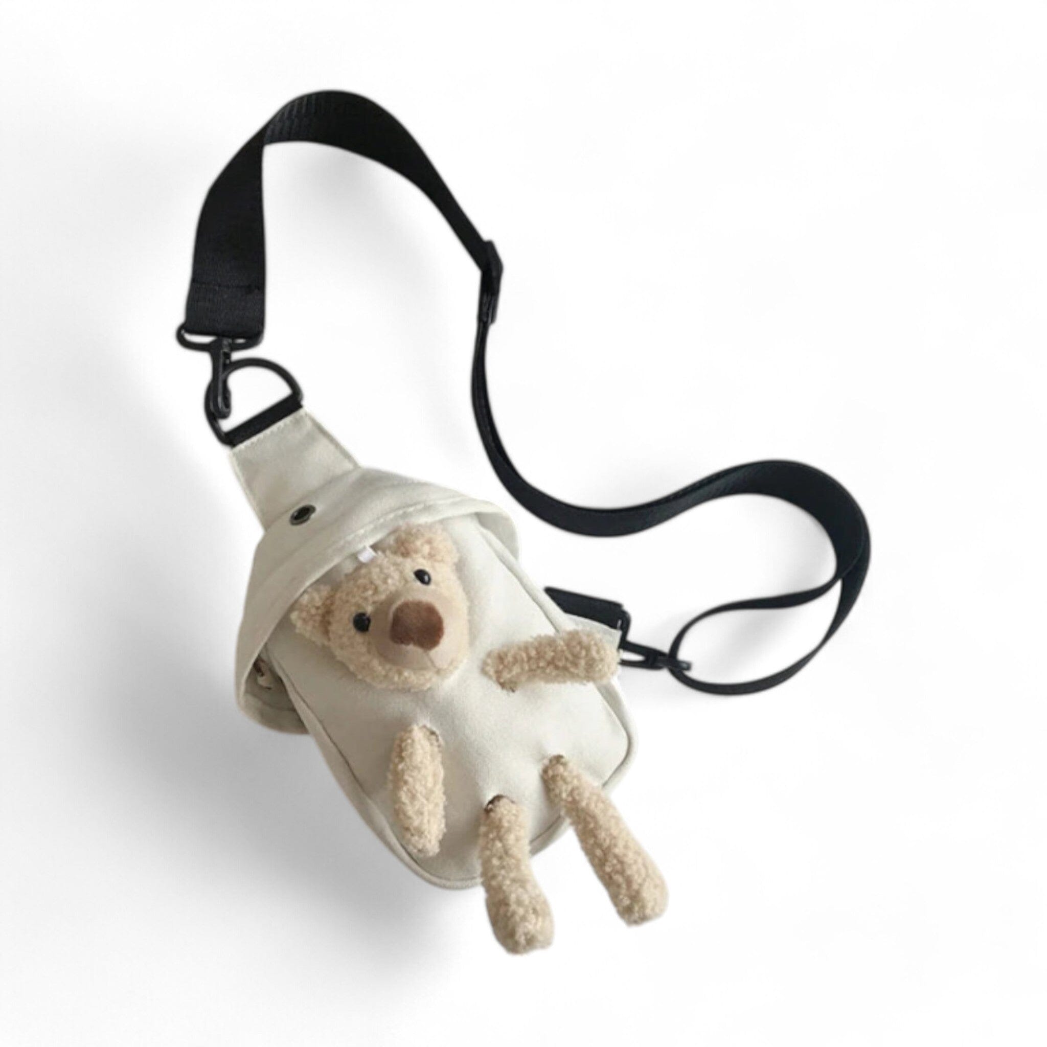 Bear Body Bag Keepsakes Baby Boujee White 