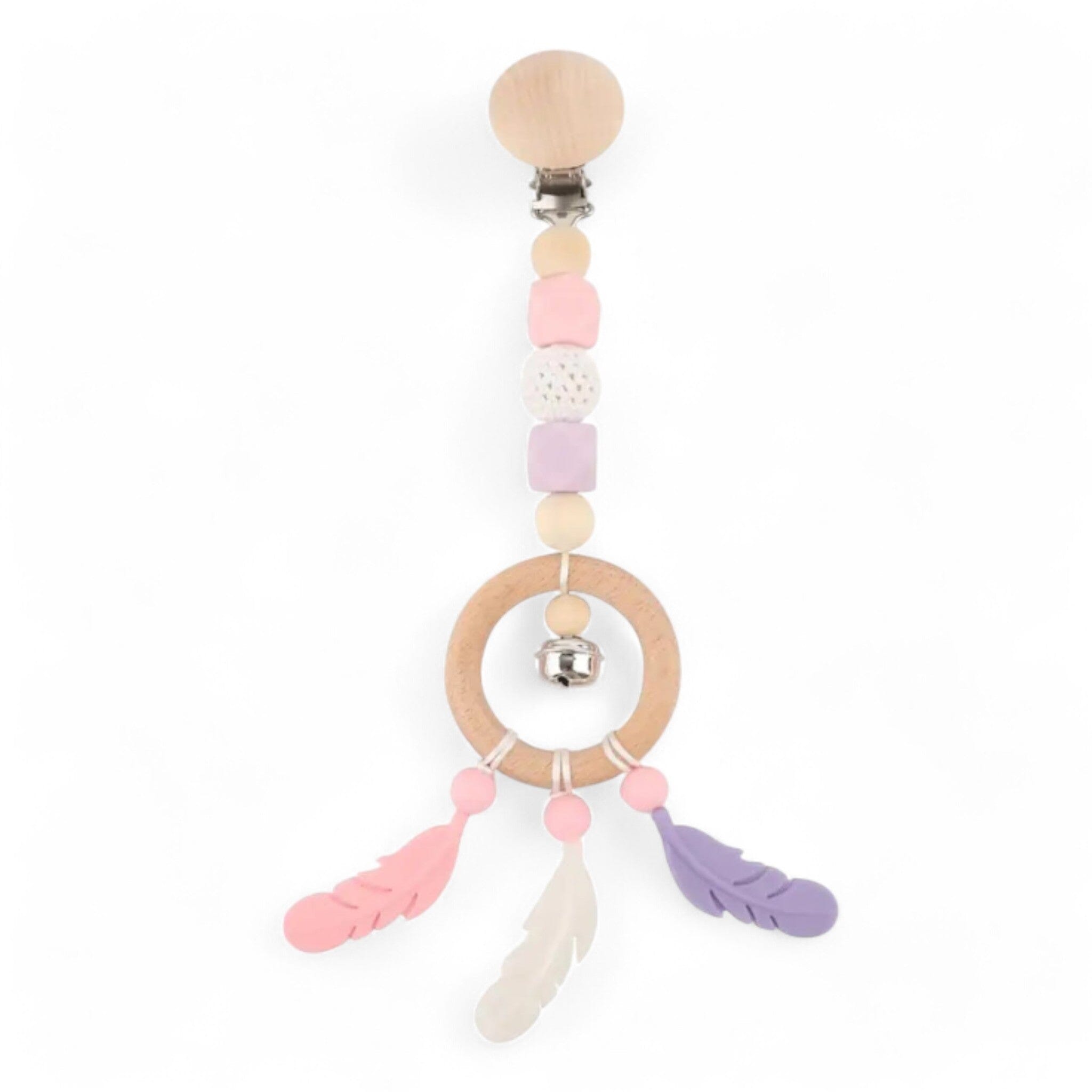 Colorful Crochet Beads Gifts + Toys Baby Boujee Sparrow Pink 