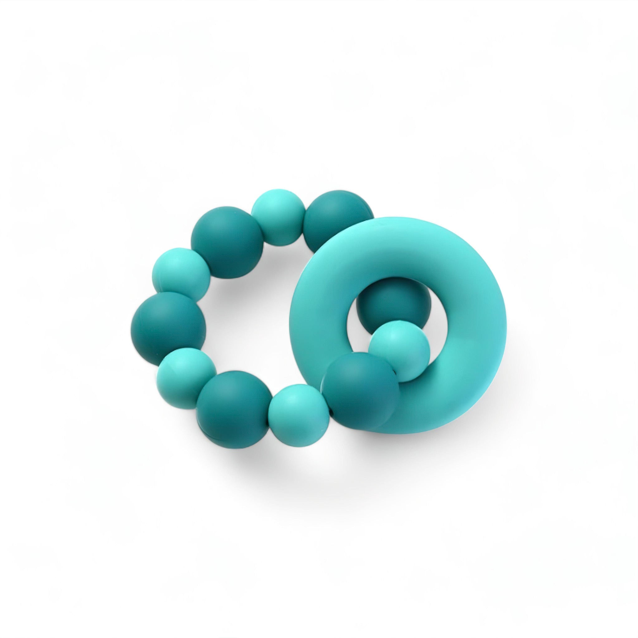 Gentle Teething Bracelet Baby Boujee Dark Green 