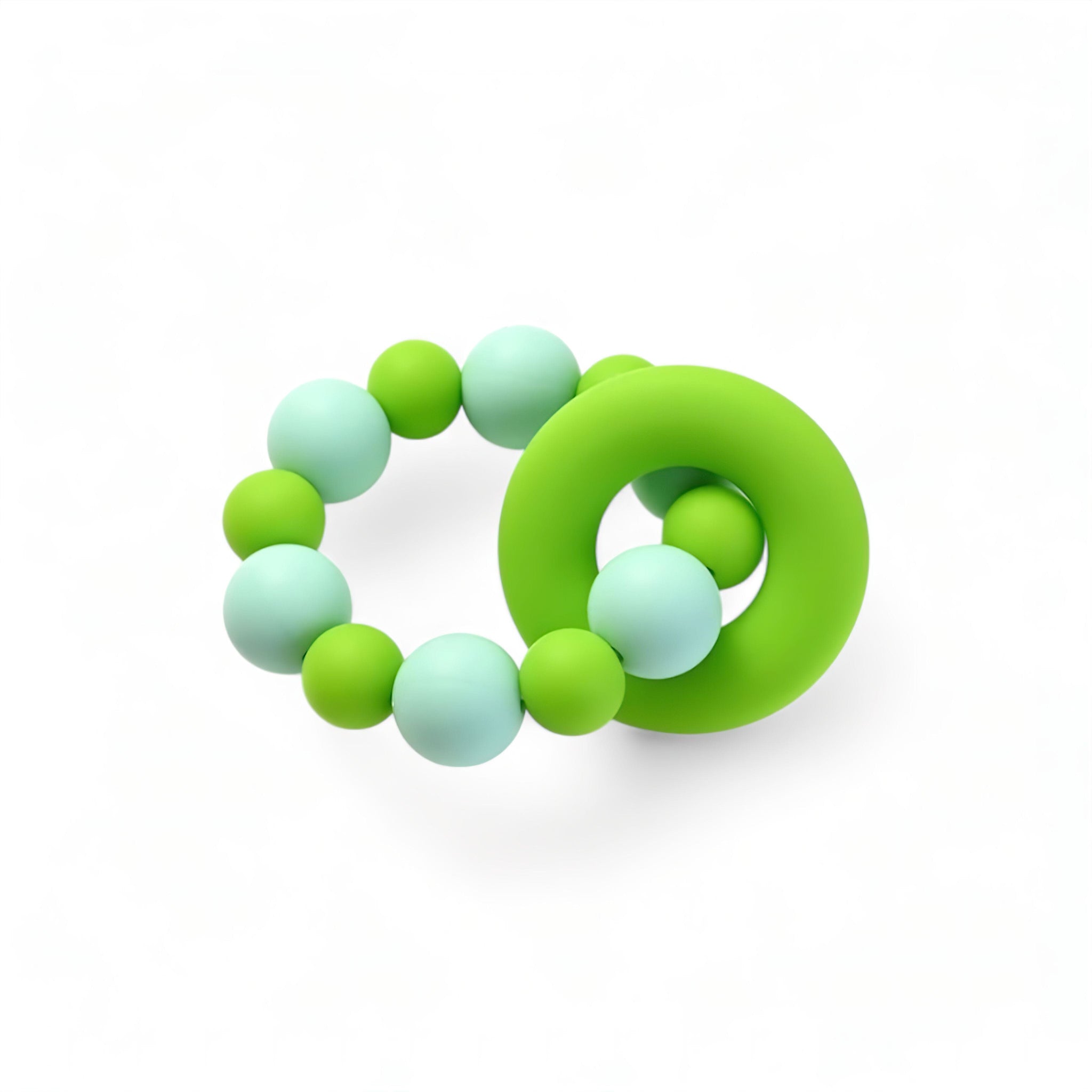 Gentle Teething Bracelet Baby Boujee Green 