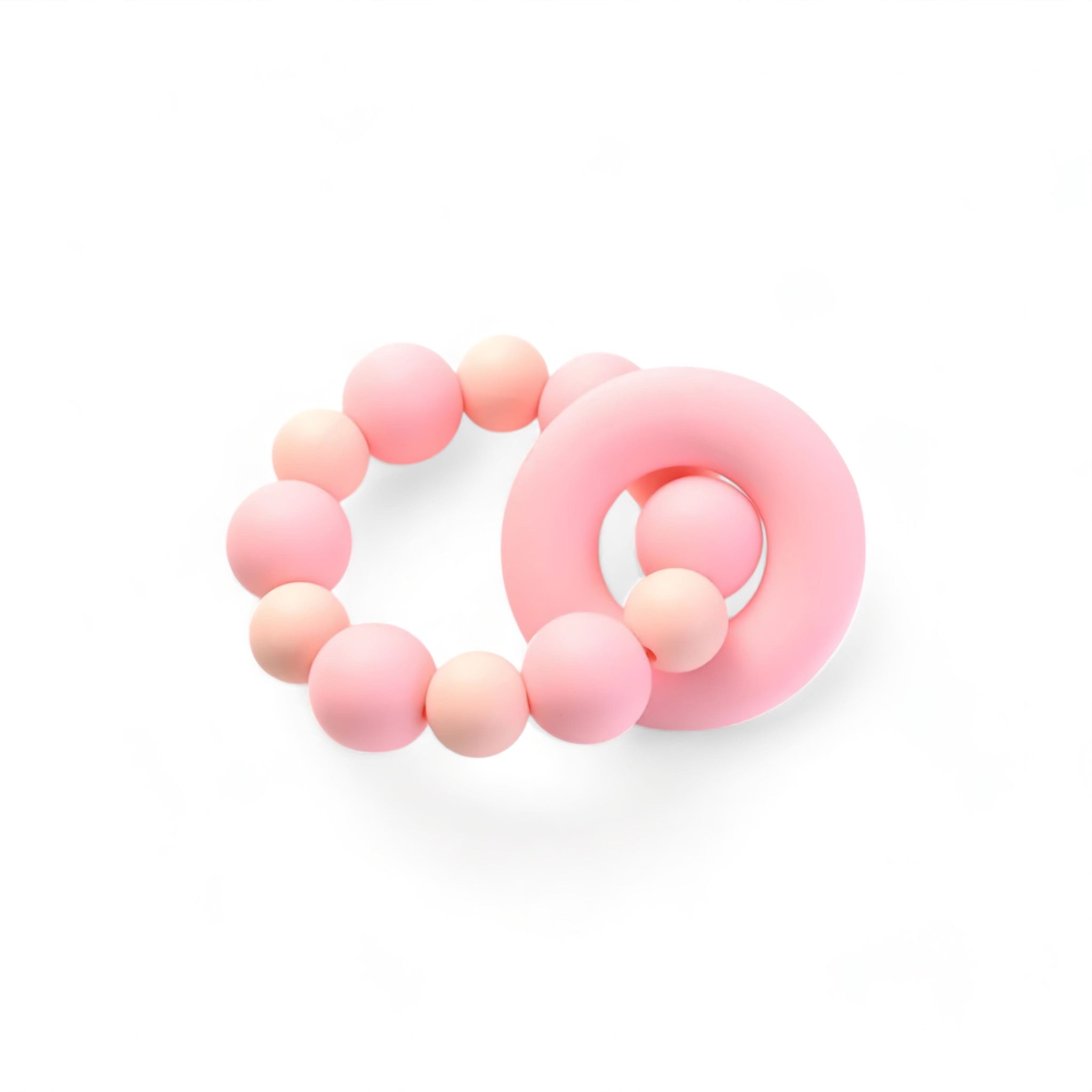 Gentle Teething Bracelet Baby Boujee Light Pink 
