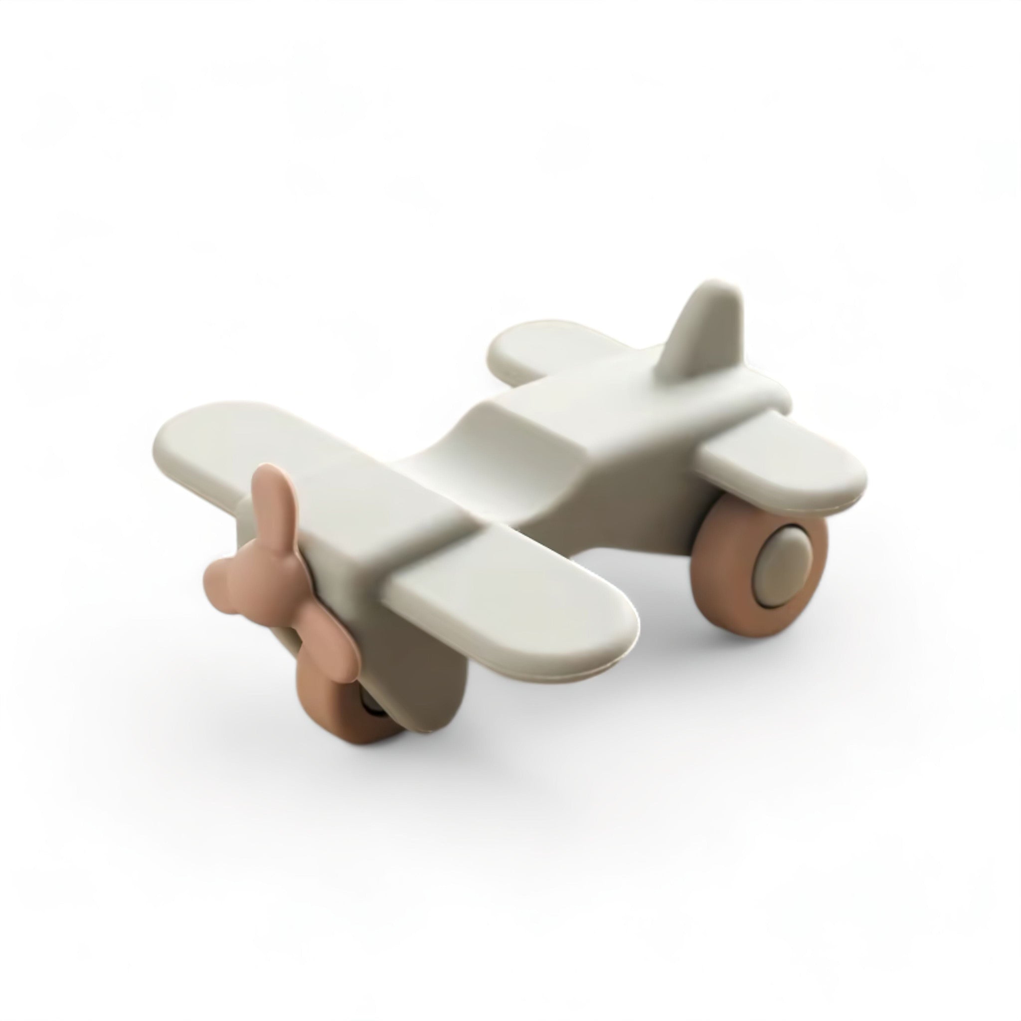 Lil Car Teether Baby Boujee Grey Plane 
