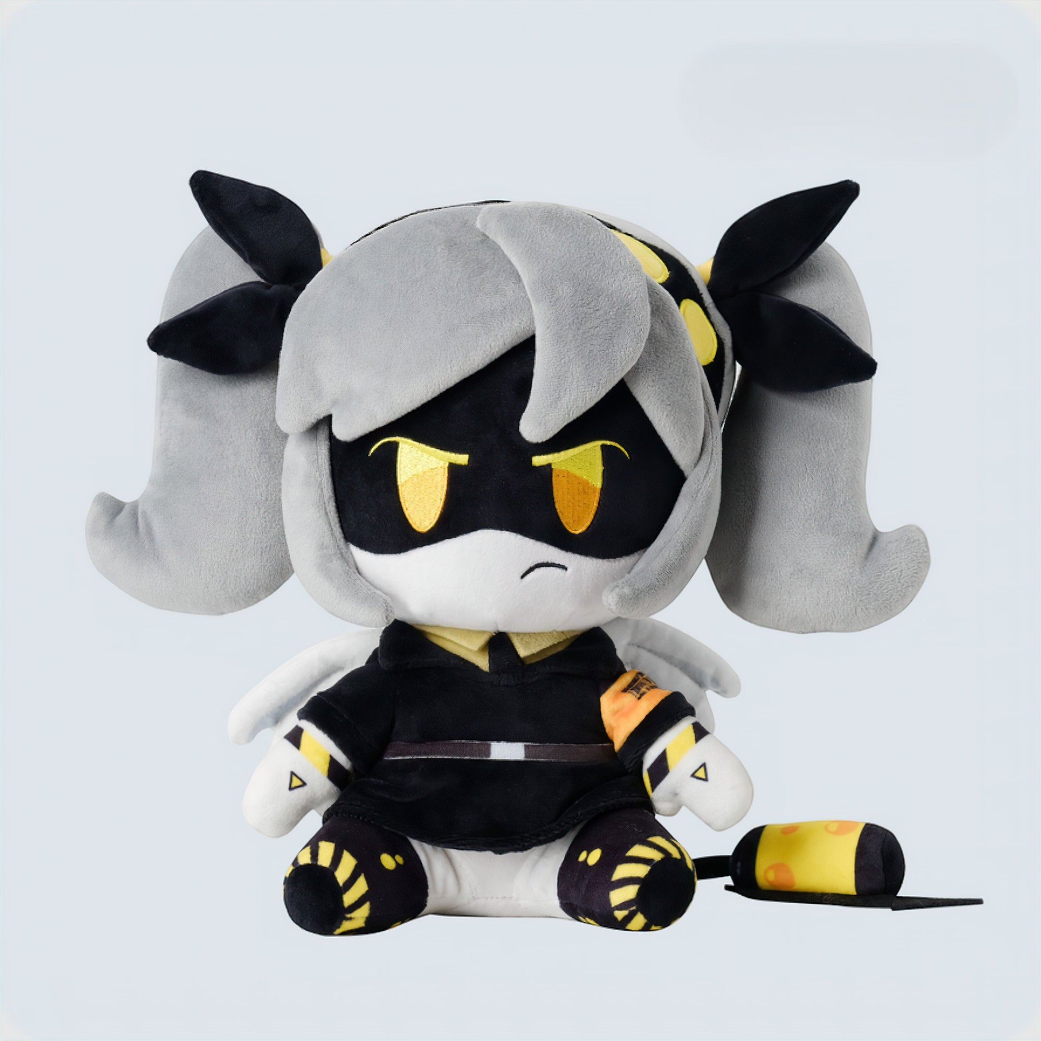 J Drone Plushie Baby Boujee Black + Grey 