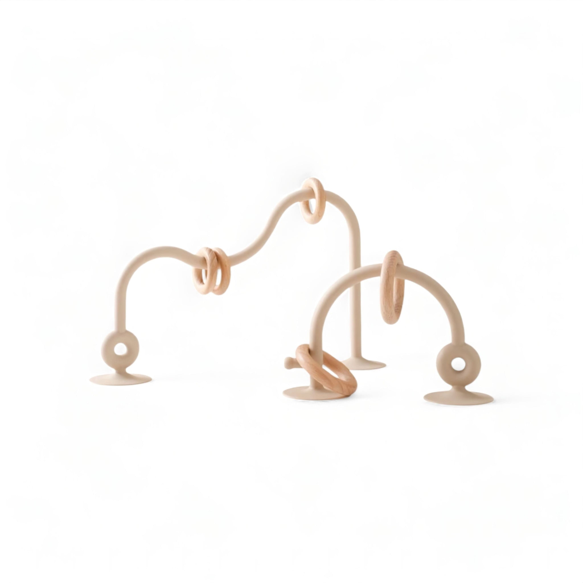 Baby Toy Suction Ring Baby Boujee Khaki 