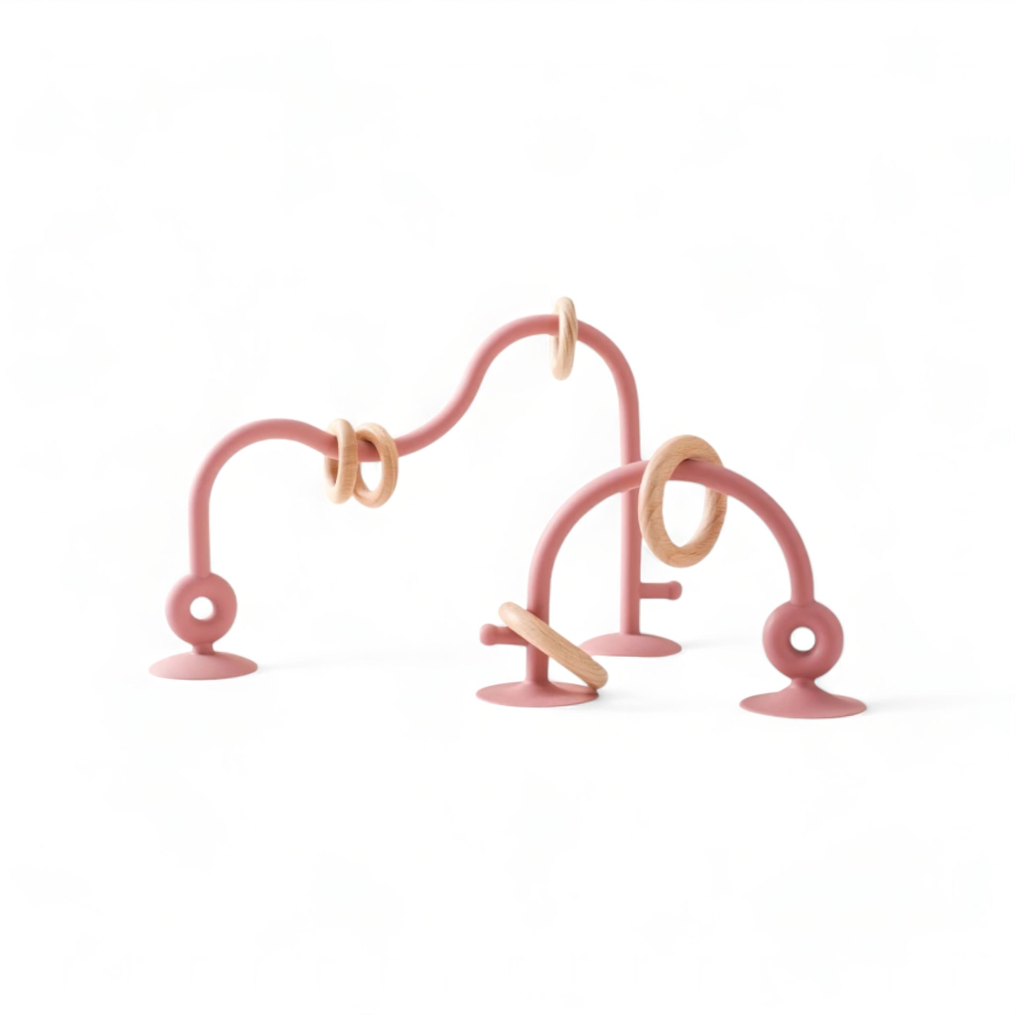 Baby Toy Suction Ring Baby Boujee Deep Pink 