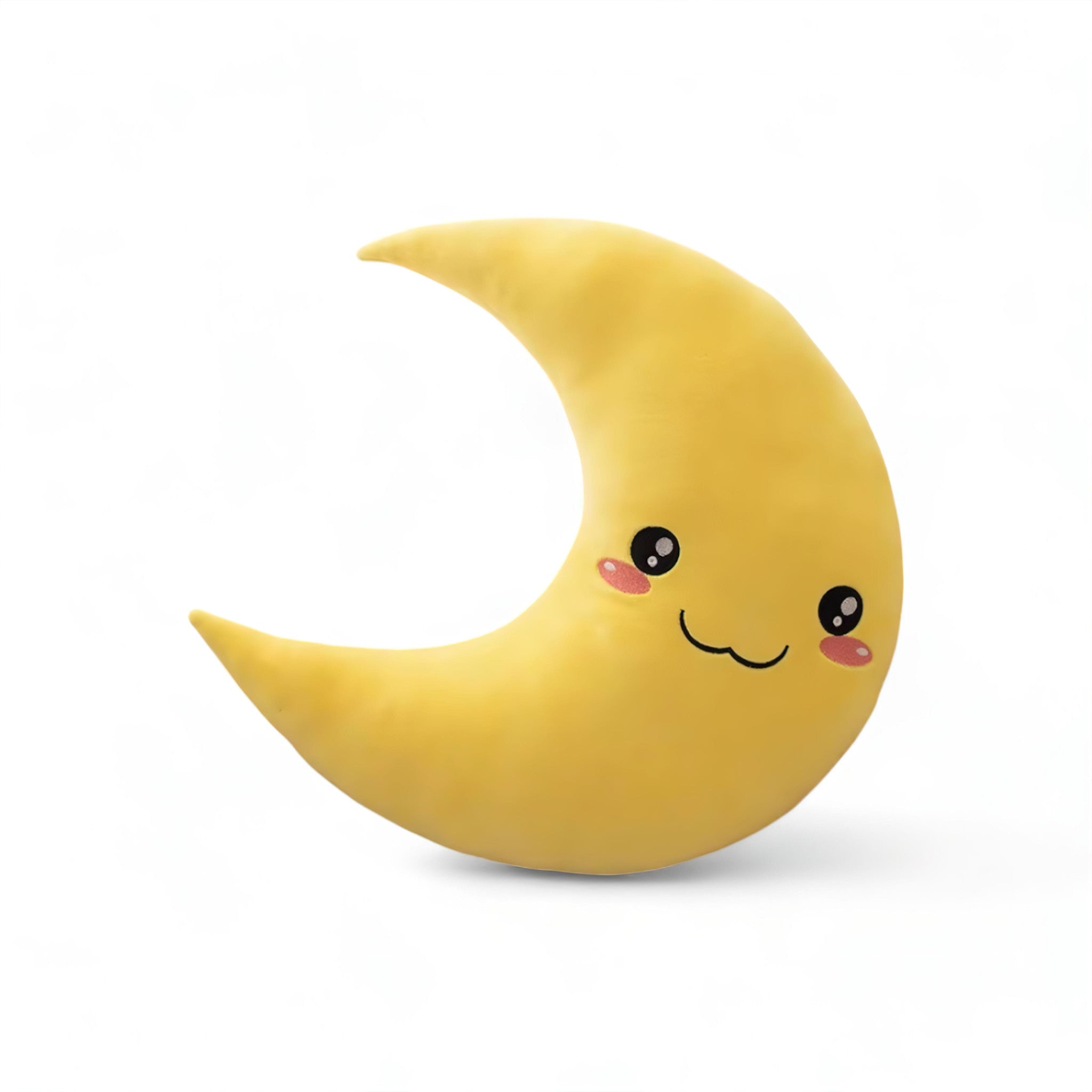 Smiley Moon Pillow Baby Boujee Yellow 25cm (9.84") 