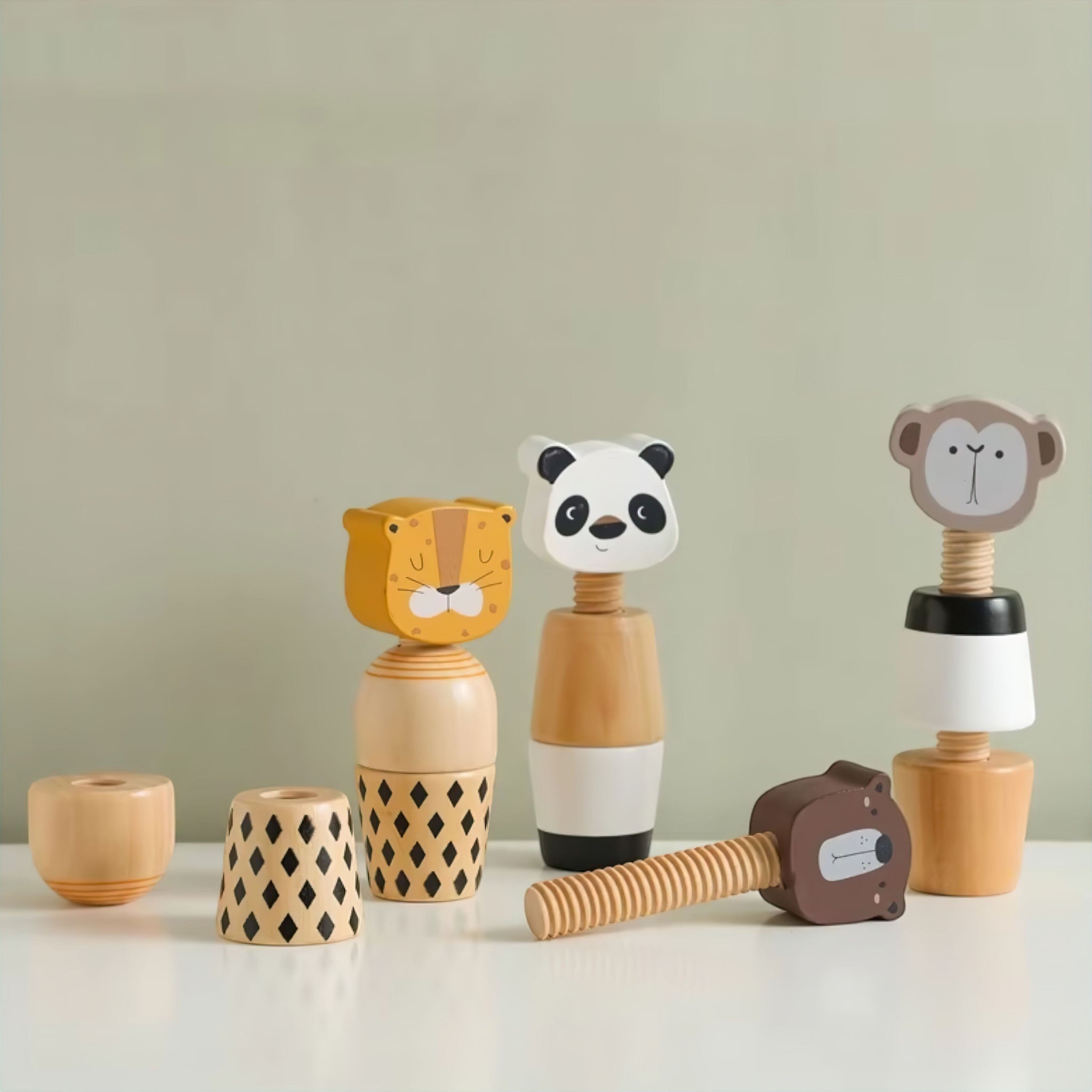 Wooden Animal Fun Baby Boujee 