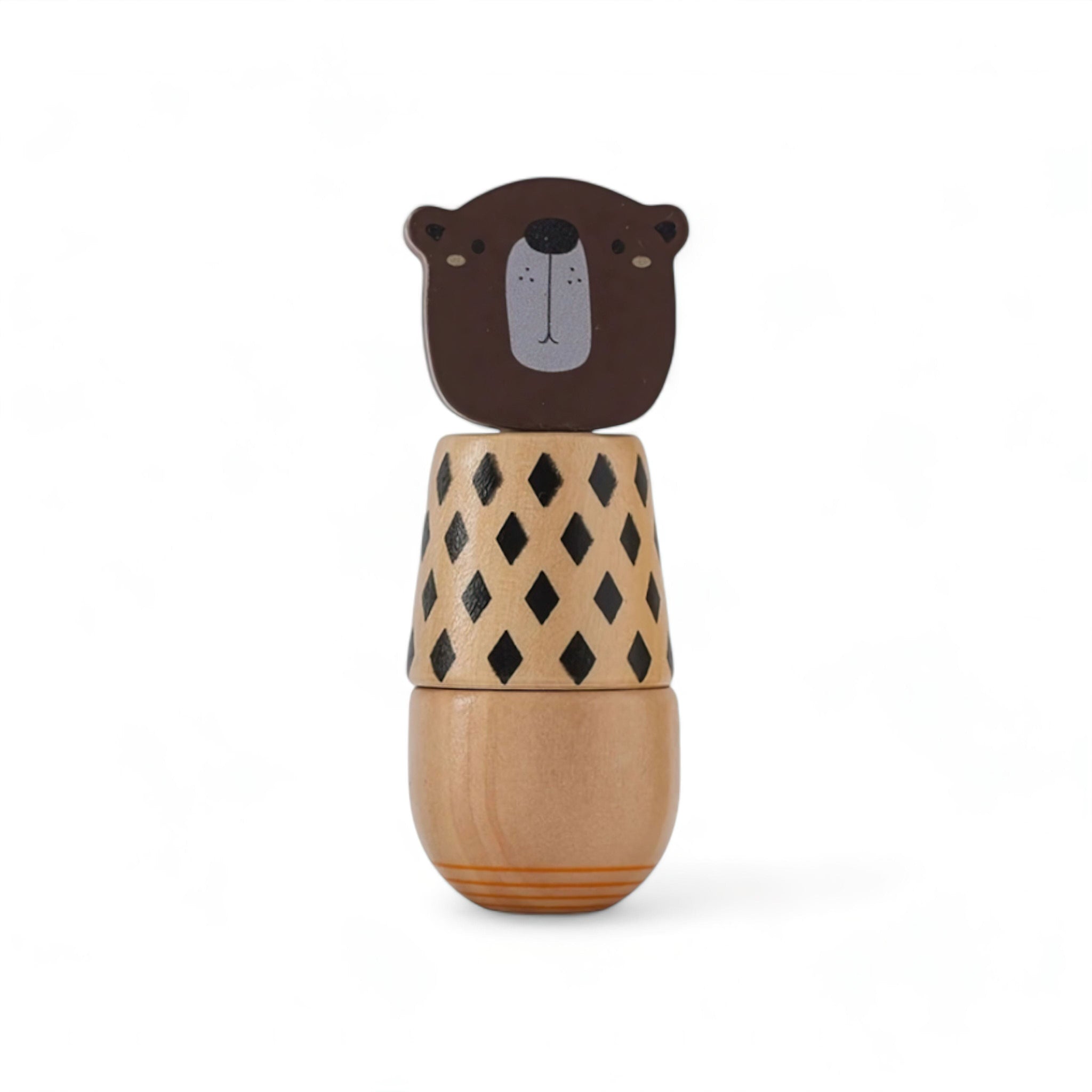 Wooden Animal Fun Baby Boujee Bear 