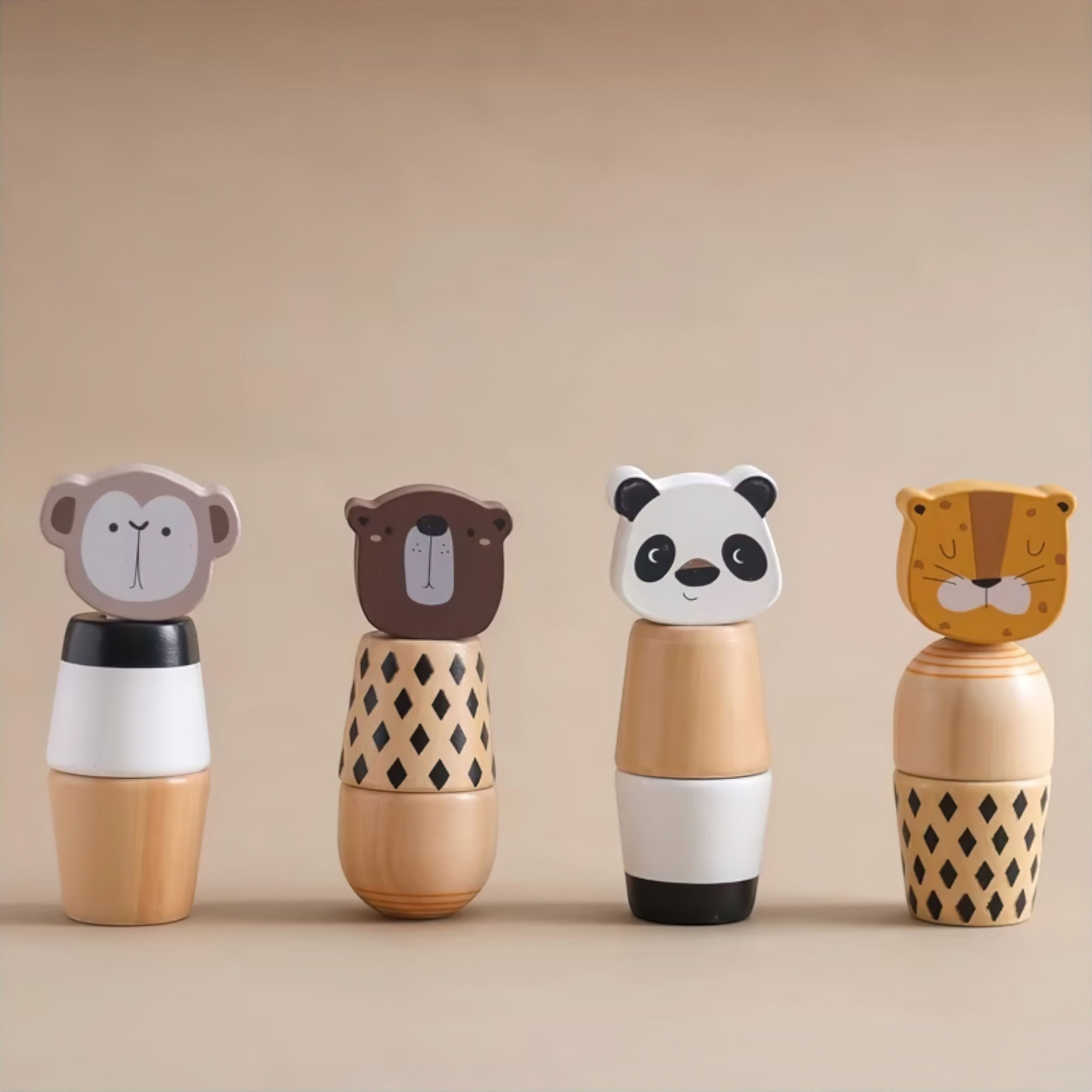 Wooden Animal Fun Baby Boujee 