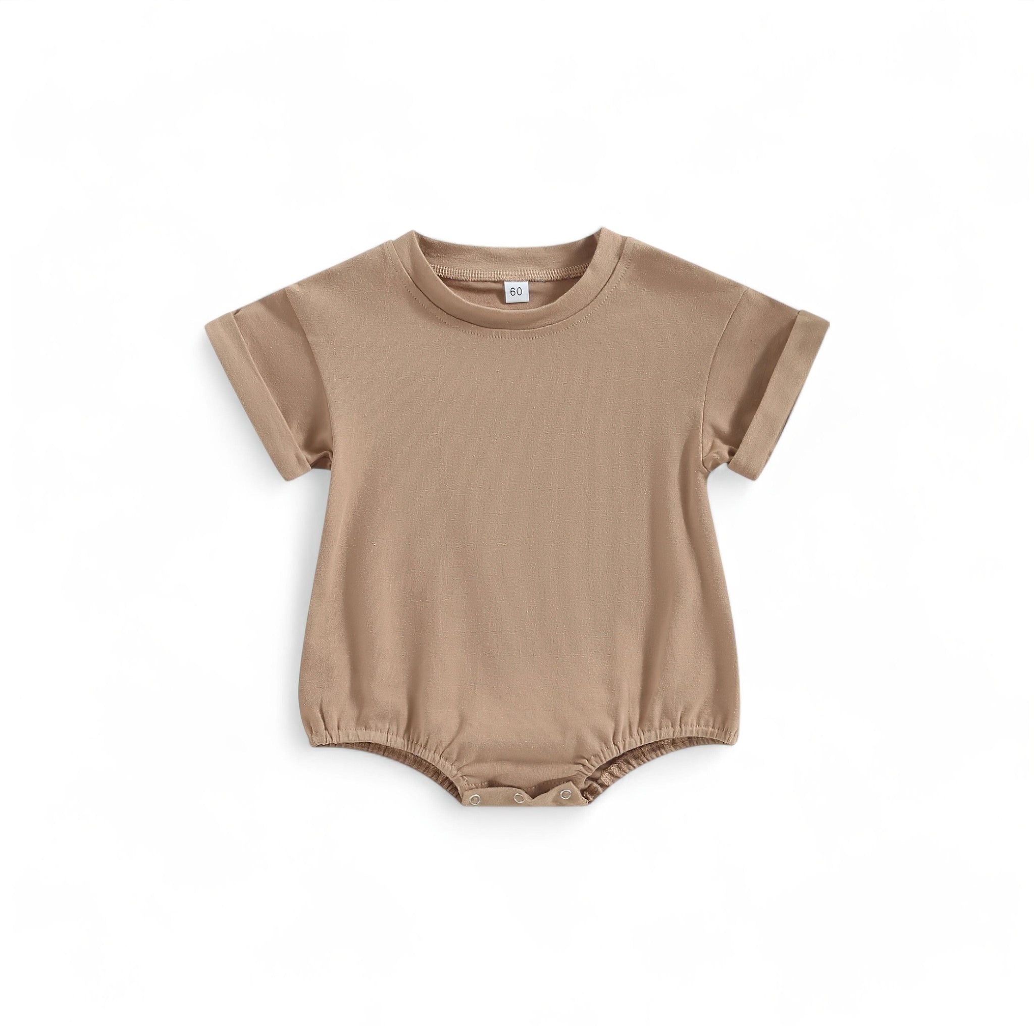 Little Sunshine Romper Baby Boujee Brown 0-6M 