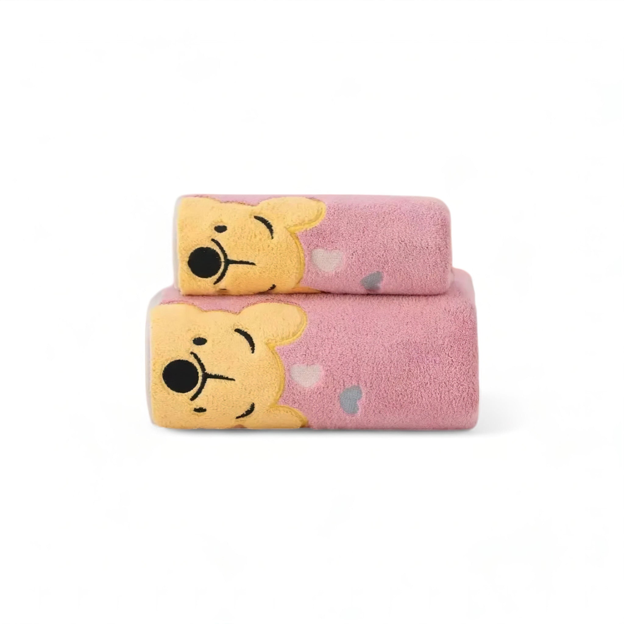 Winnie Cute Towel Baby Boujee Pink 35cm 