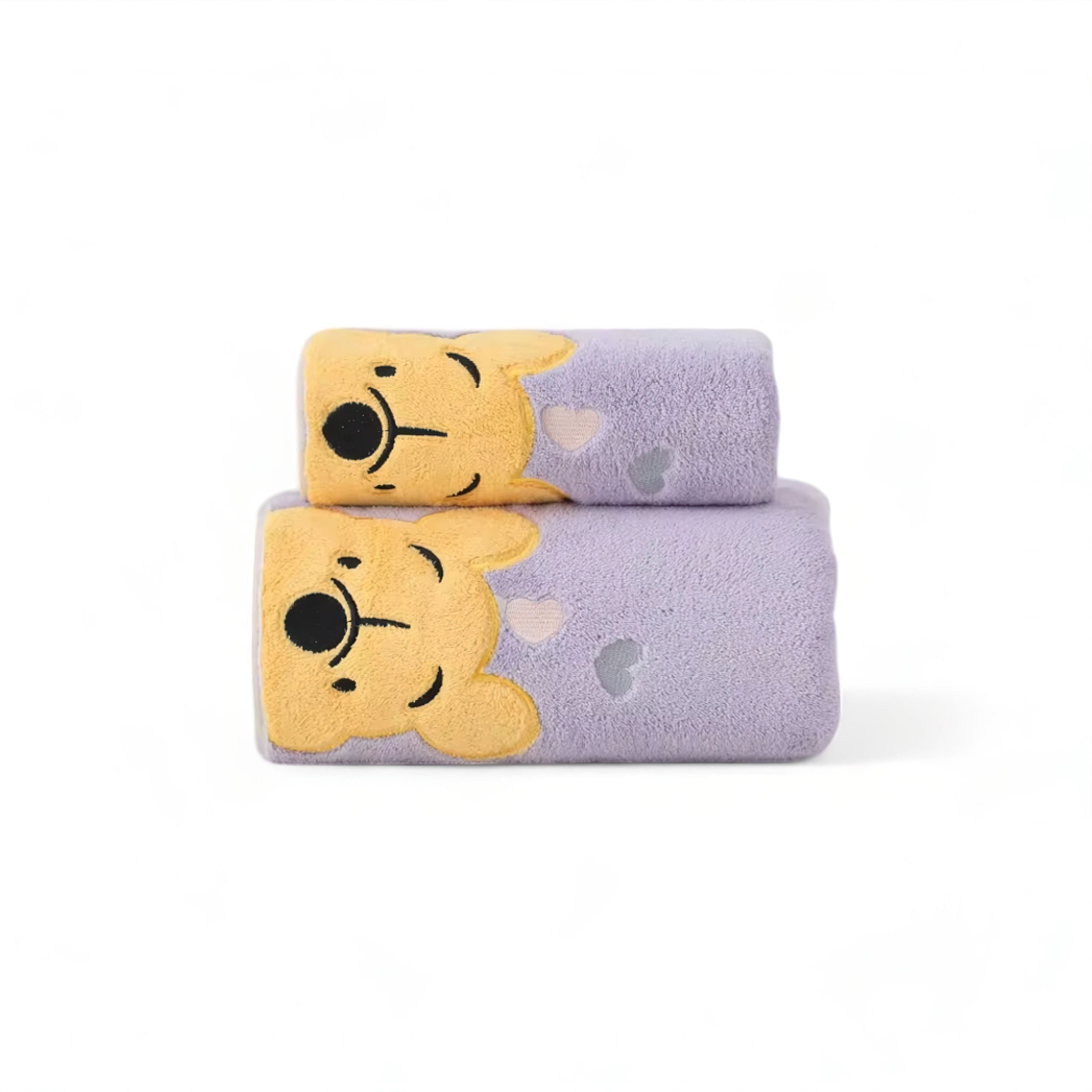 Winnie Cute Towel Baby Boujee Purple 35cm 