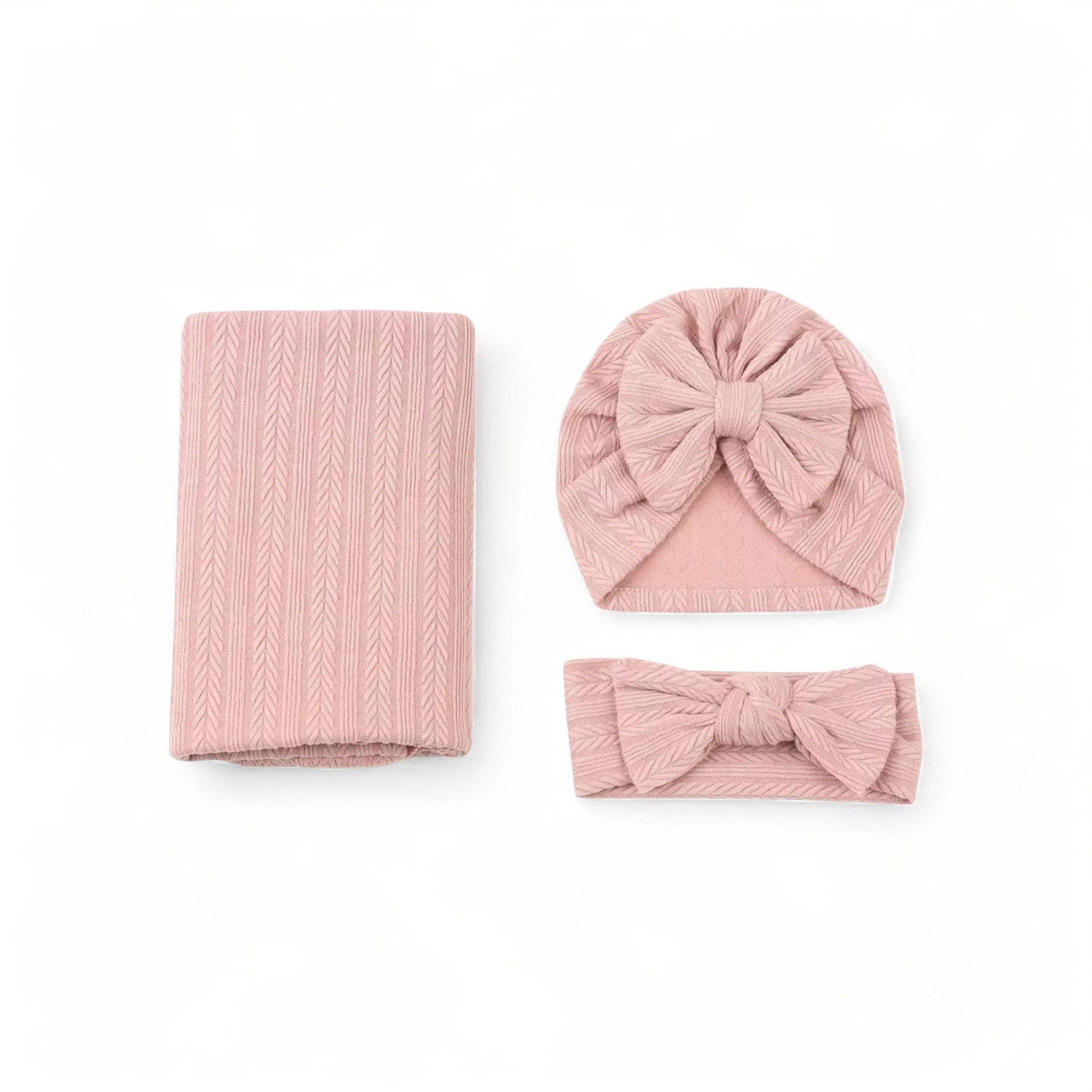 Little Swaddle Set (fix sizes in ADP they are not completed. Remove "&" and replace with L "X" W Baby Boujee Pink 