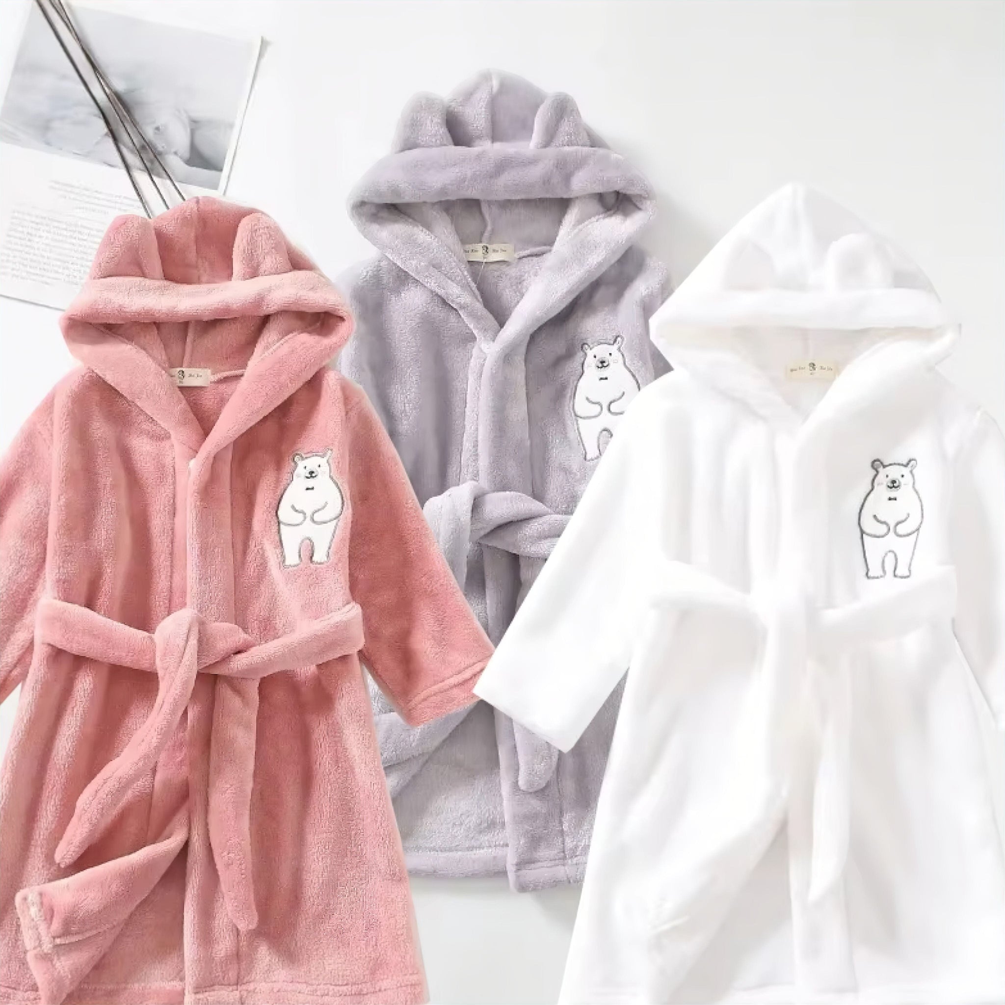 Kiddos Bear Robe Baby Boujee 