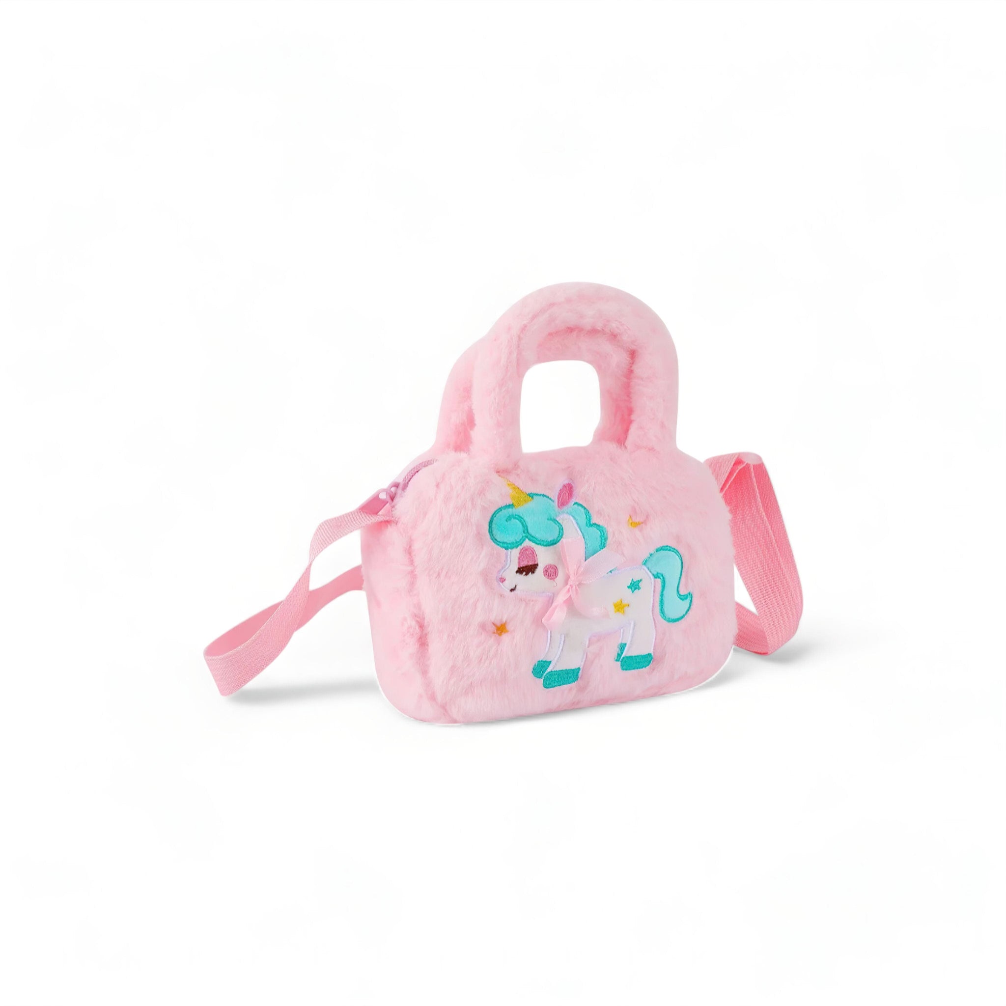 Adorable Unicorn Bag (what material is it? Plush is not a material. update APD) Baby Boujee Pink 