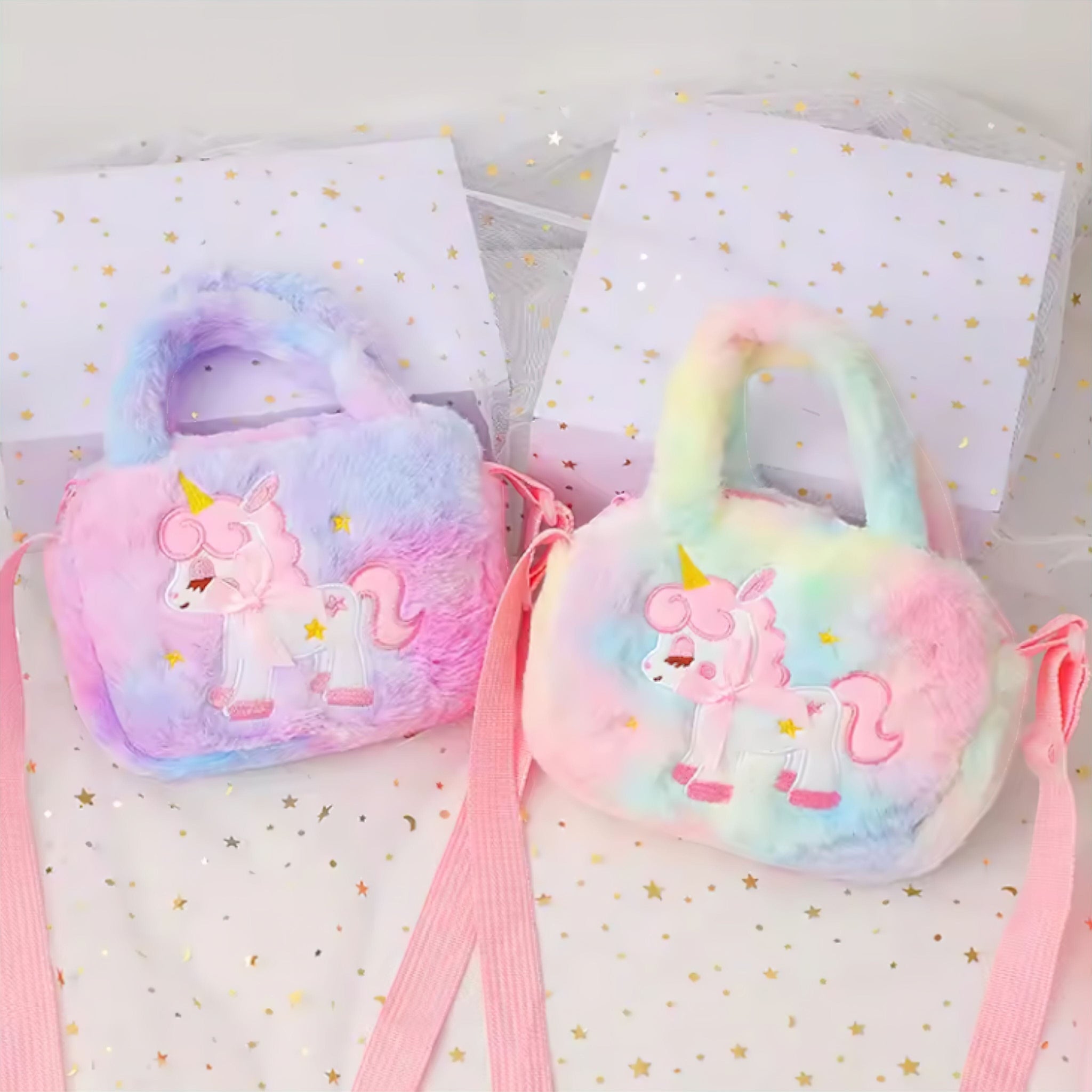 Adorable Unicorn Bag (what material is it? Plush is not a material. update APD) Baby Boujee 