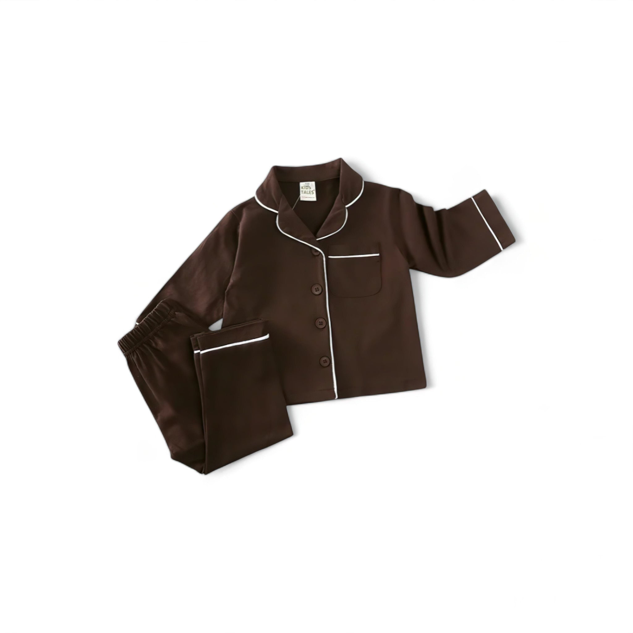 Dreamy PJs (find display image if possible or make one with AI) Baby Boujee Brown 9-12M 