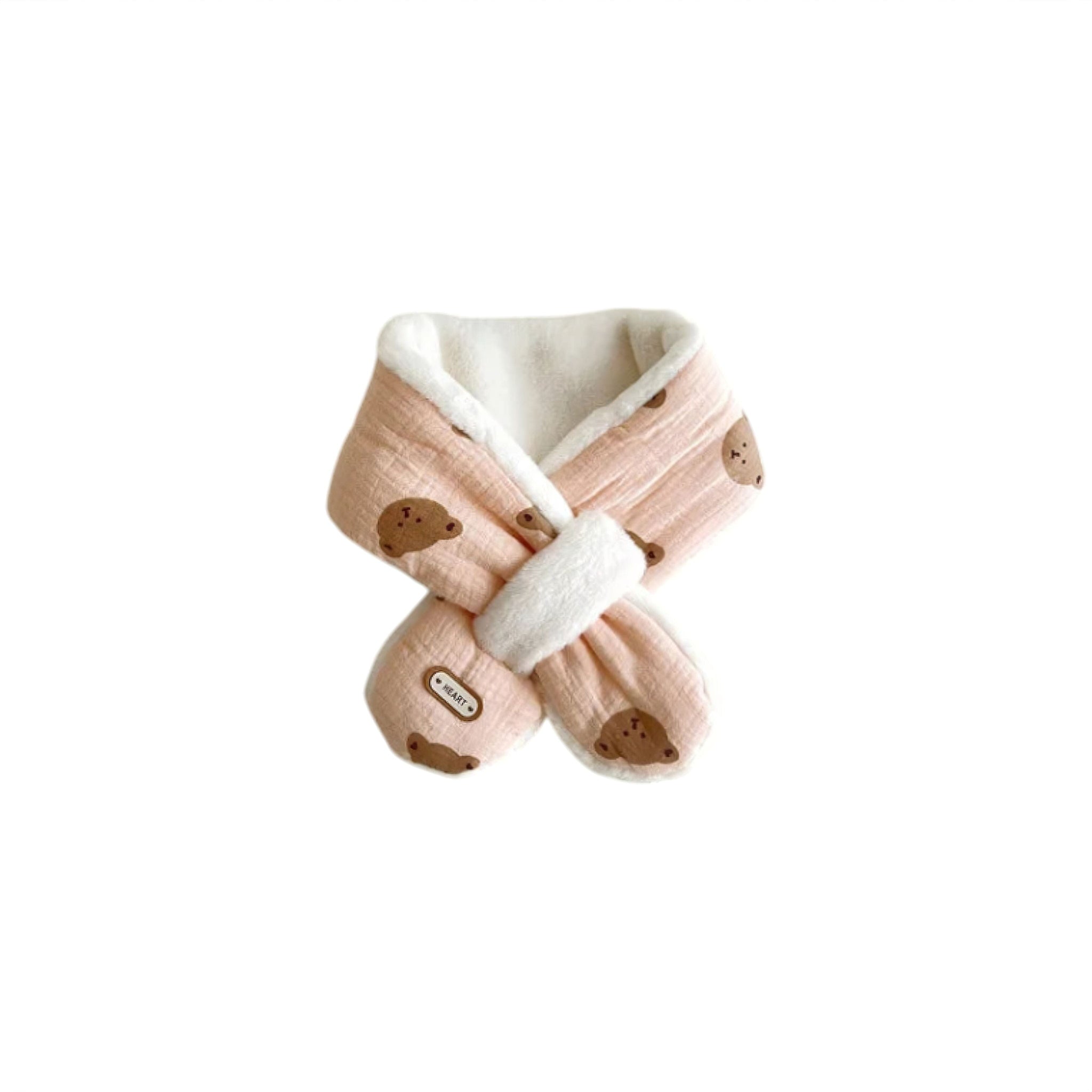Fuzzy Bear Scarf (JS) apd updated Baby Boujee Pink 