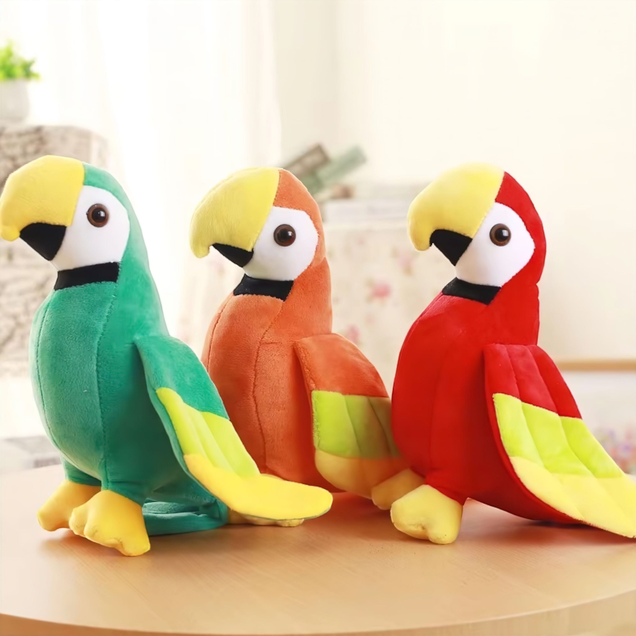 Snuggly Parrot Toy (JS) working Baby Boujee 
