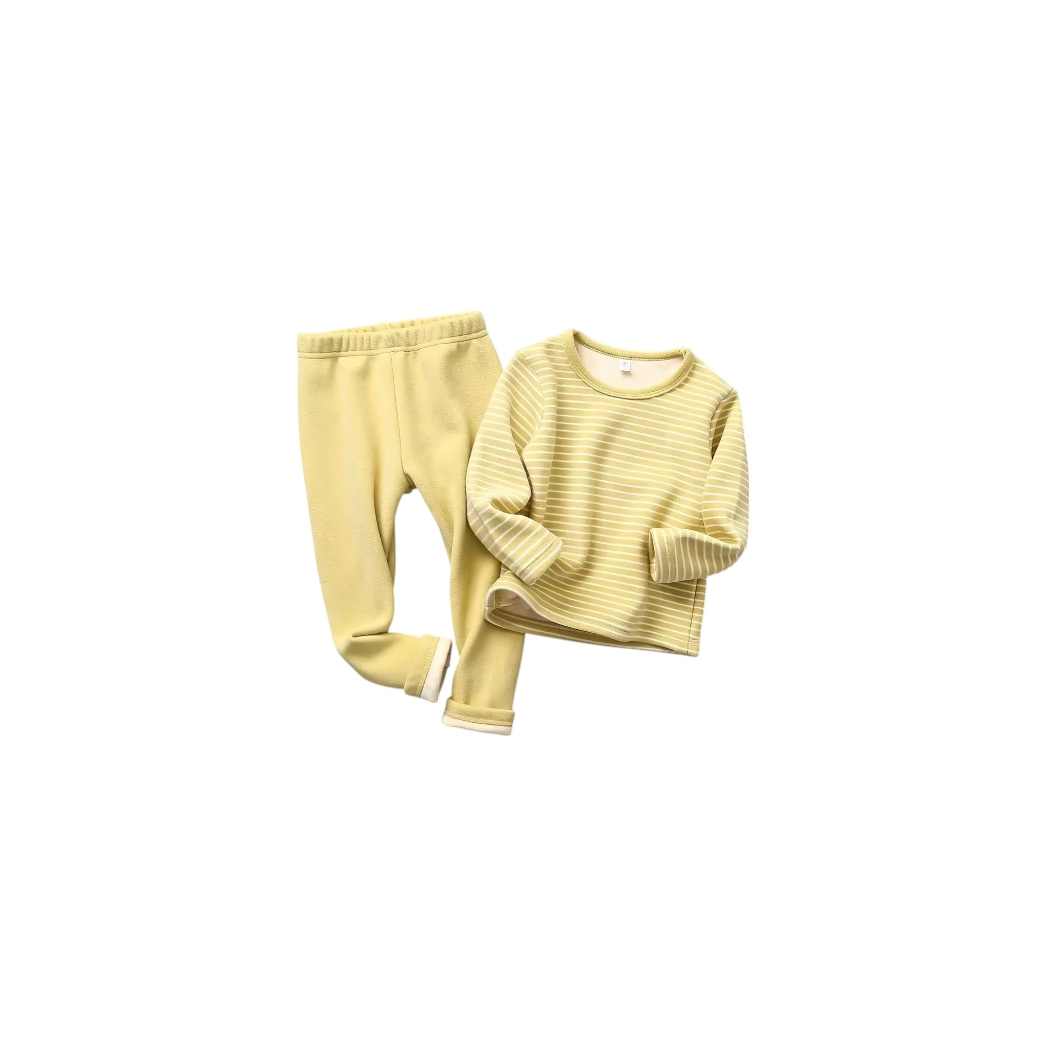 Stripey Dream Pajamas Baby Boujee Yellow 2-3T 
