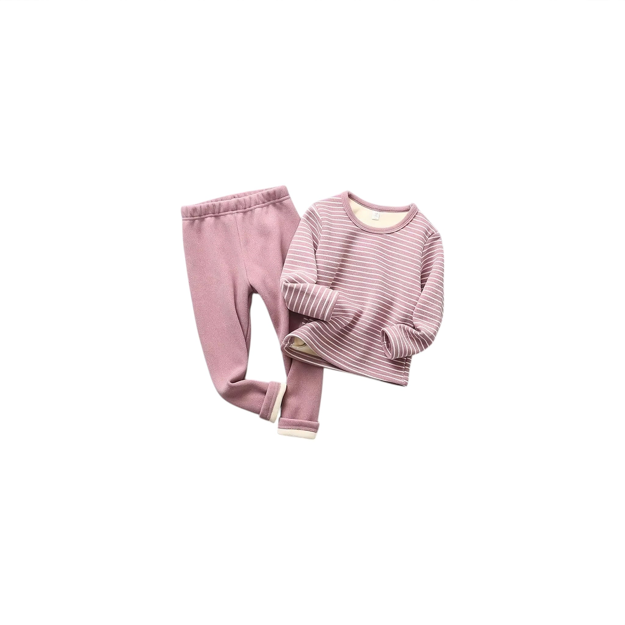 Stripey Dream Pajamas Baby Boujee Red 2-3T 