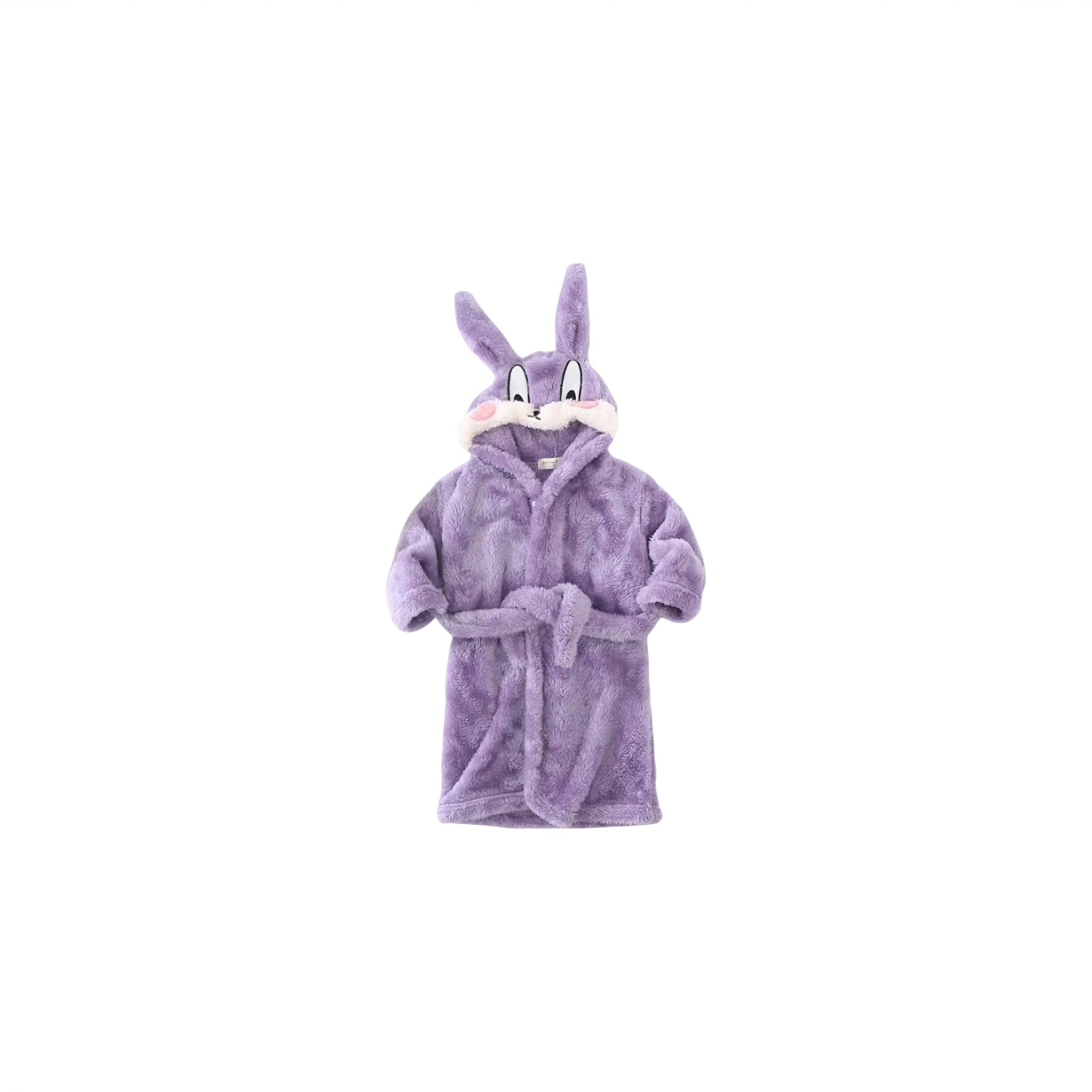 Hoppy Snuggles Robe (JS) Baby Boujee Purple 12-24M 