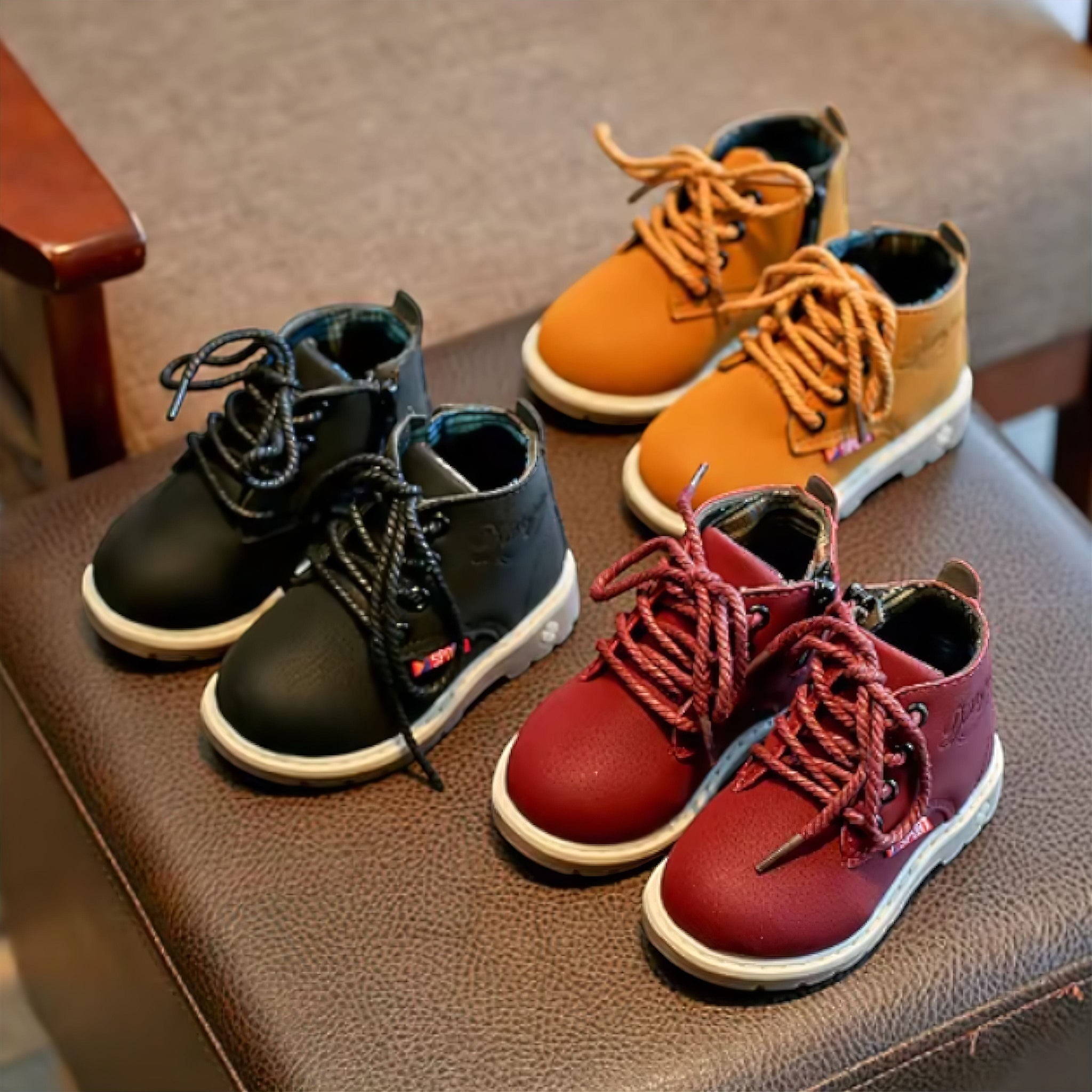 Suede Step Boots (JS) image are updated/added Shoes + Socks Baby Boujee 